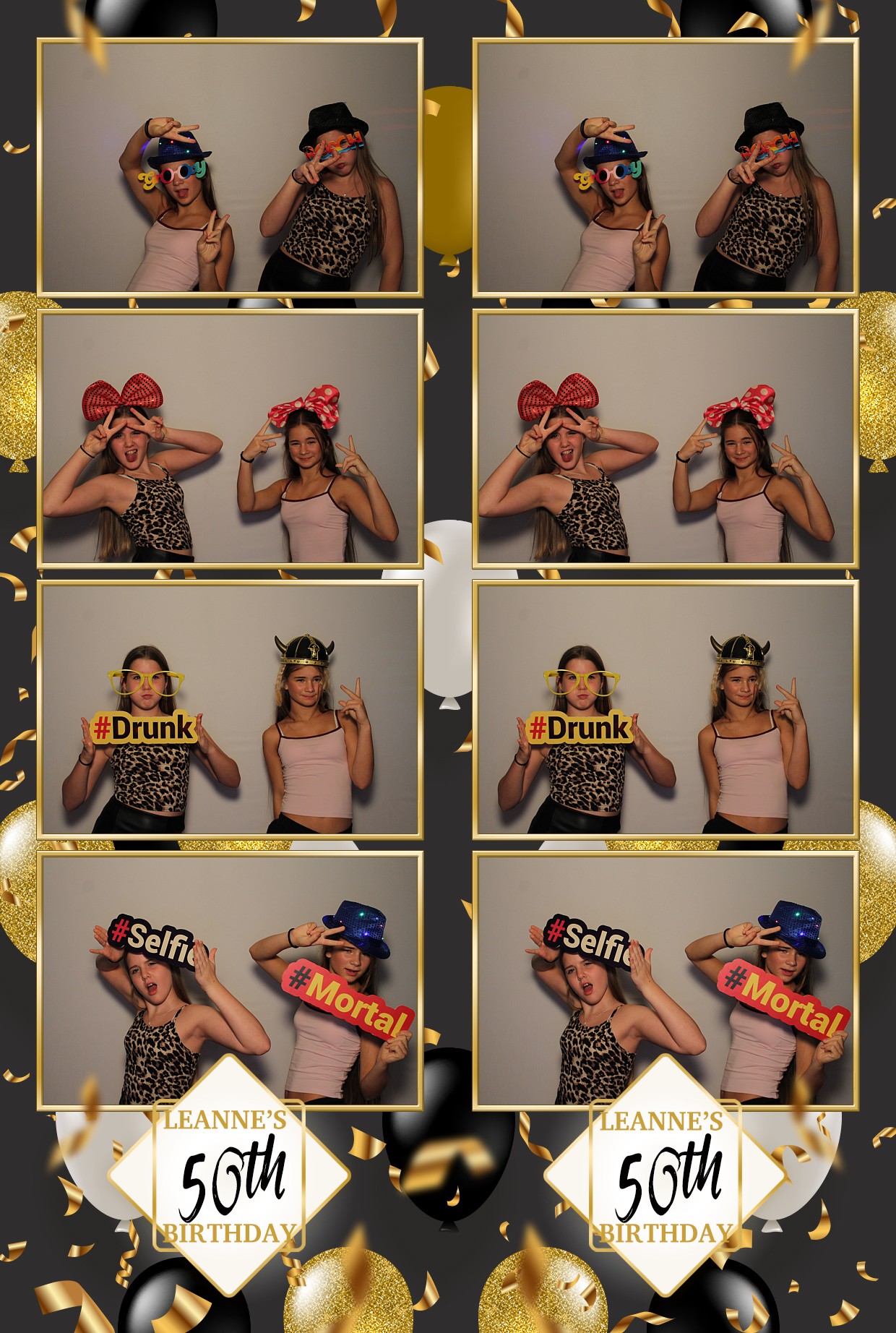 Leanne's 50th Birthday | View more photos from the event at gallery.myphotoboothexperience.co.uk/u/MyPhotoBoothExperienceLtd/Leannes-50th-Birthday