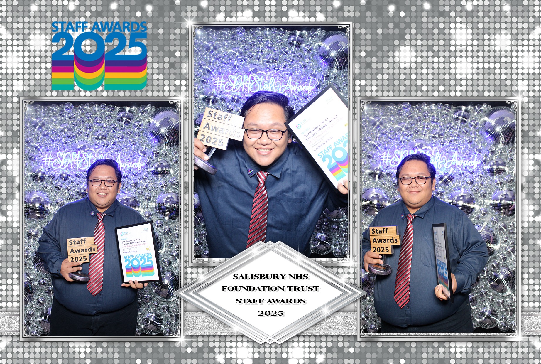 Salisbury NHS Foundation Trust Staff Awards 2025 | View more photos from the event at gallery.myphotoboothexperience.co.uk/u/MyPhotoBoothExperienceLtd/Salisbury-NHS-Foundation-Trust-Staff-Awards-2025