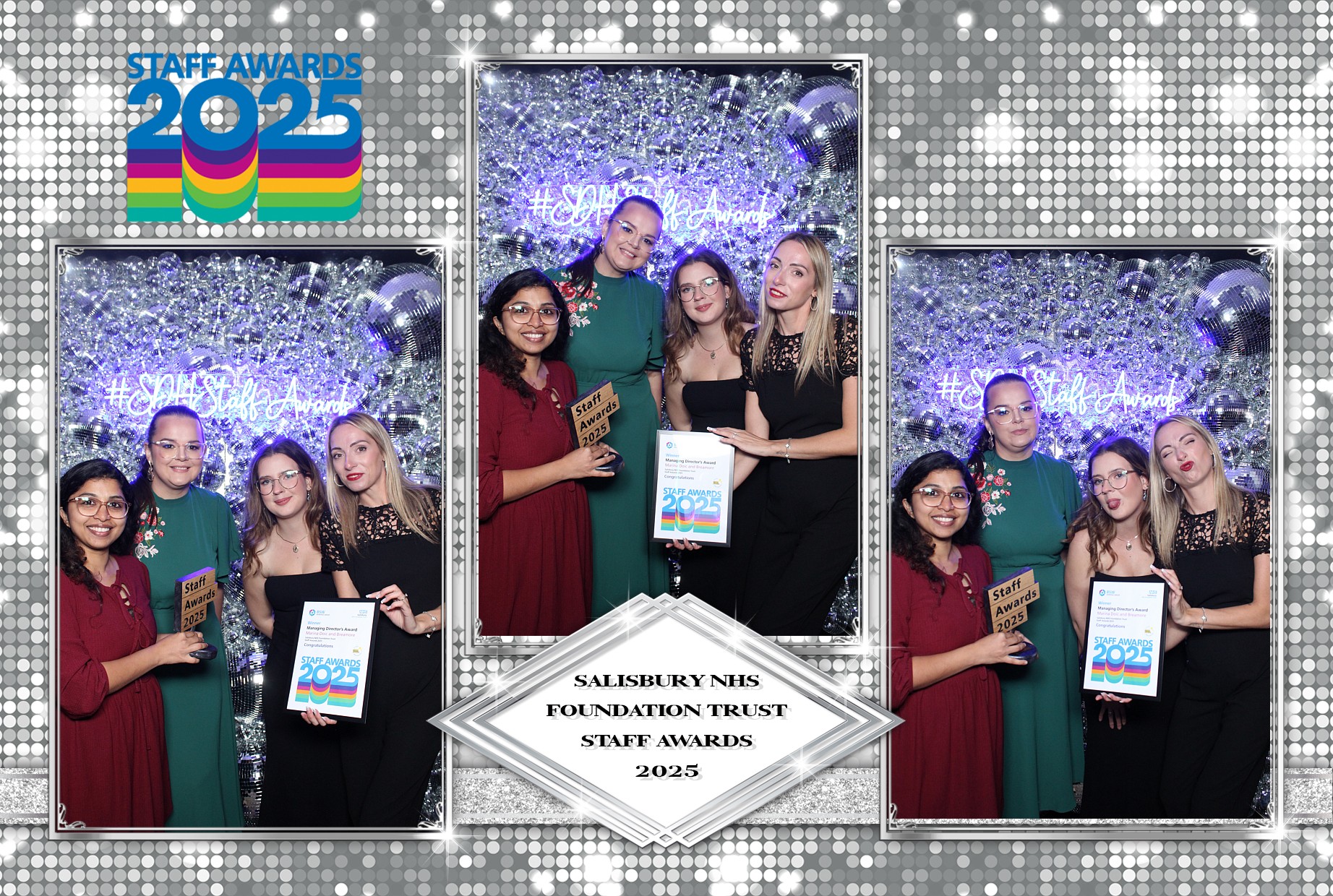 Salisbury NHS Foundation Trust Staff Awards 2025 | View more photos from the event at gallery.myphotoboothexperience.co.uk/u/MyPhotoBoothExperienceLtd/Salisbury-NHS-Foundation-Trust-Staff-Awards-2025
