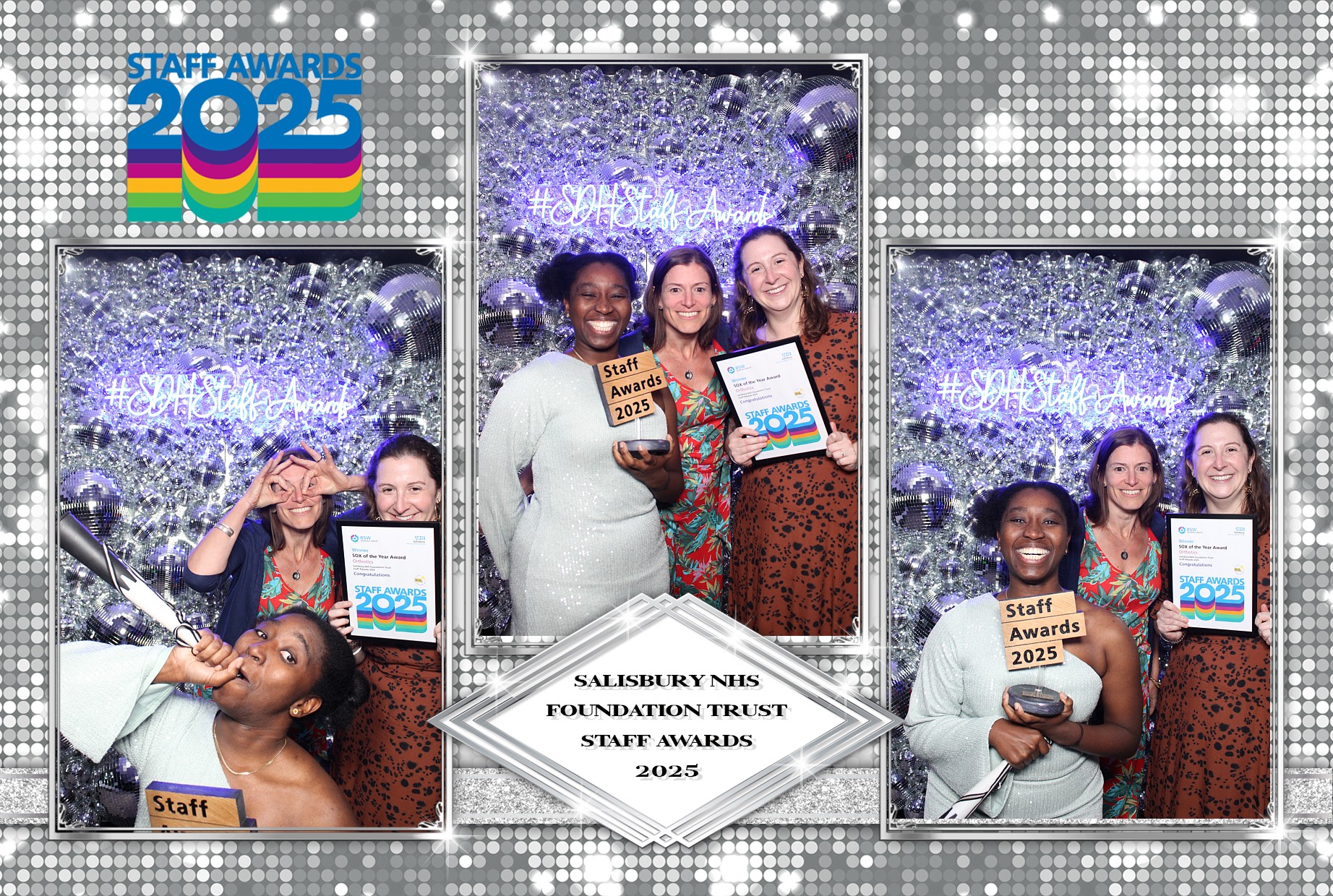 Salisbury NHS Foundation Trust Staff Awards 2025 | View more photos from the event at gallery.myphotoboothexperience.co.uk/u/MyPhotoBoothExperienceLtd/Salisbury-NHS-Foundation-Trust-Staff-Awards-2025