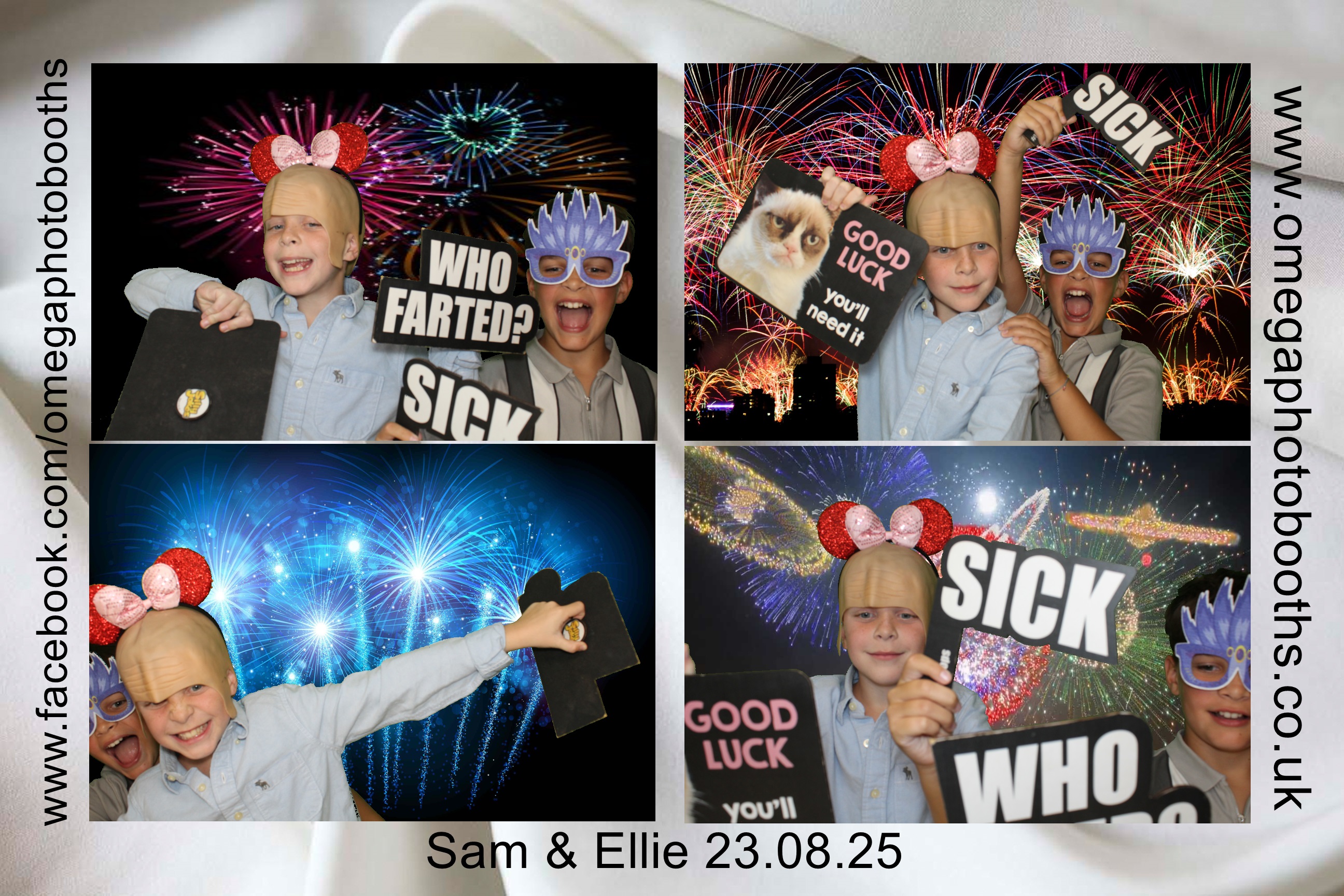 Sam & Ellie | View more photos from the event at gallery.omegaphotobooths.co.uk/u/Omega-Photobooths/Sam-Ellie