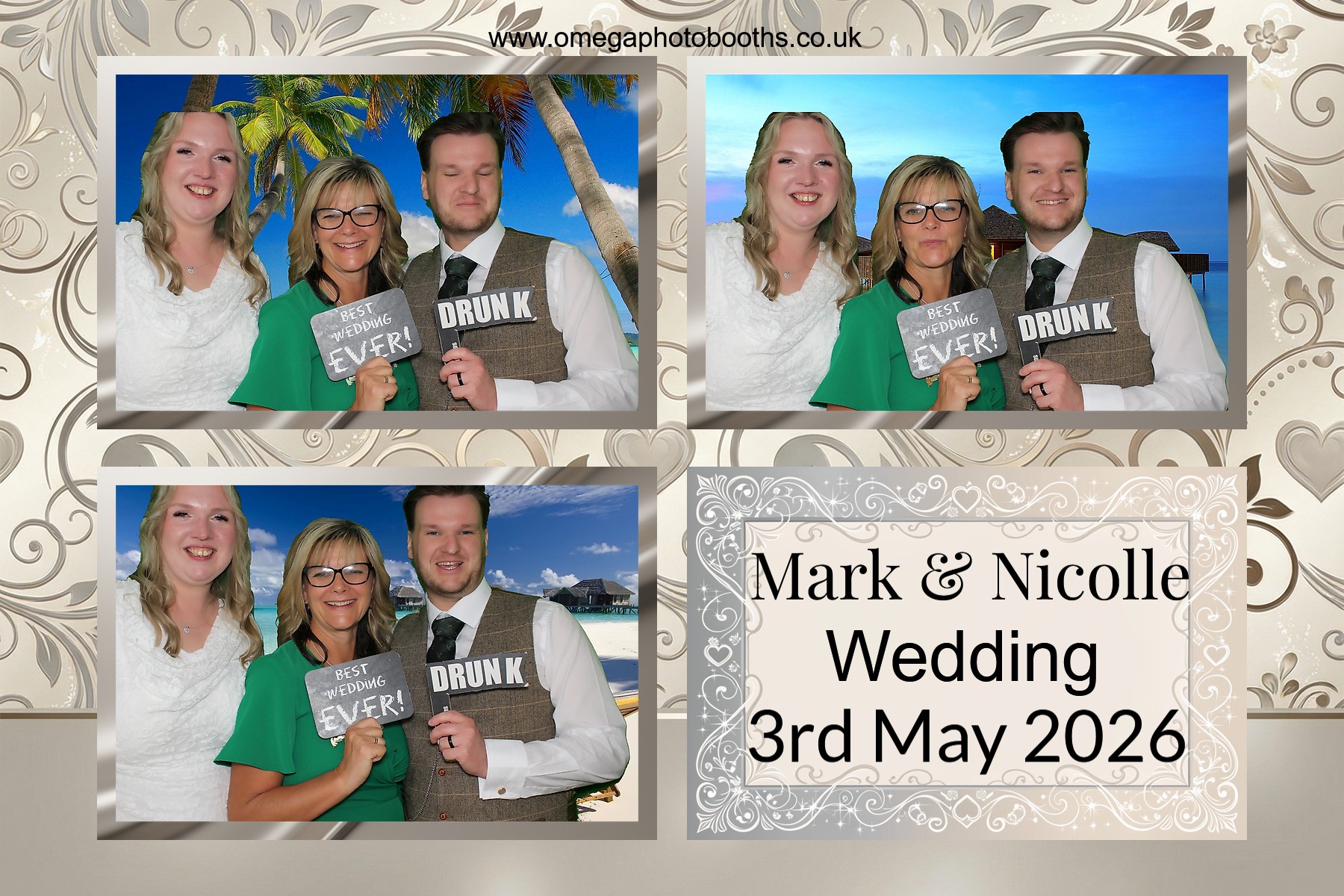 Mark & Nicolles Wedding | View more photos from the event at gallery.omegaphotobooths.co.uk/u/Omega-Photobooths/Mark-Nicolles-Wedding