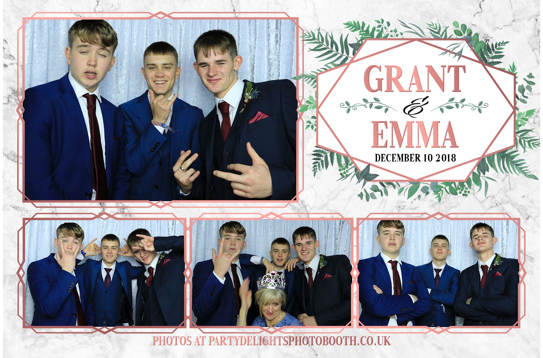 Grant & Emma's Wedding - Prints | View more photos from the event at gallery.partydelightsphotobooth.co.uk/u/PartyDelightsPhotoBooth/Grant-Emmas-Wedding-Prints