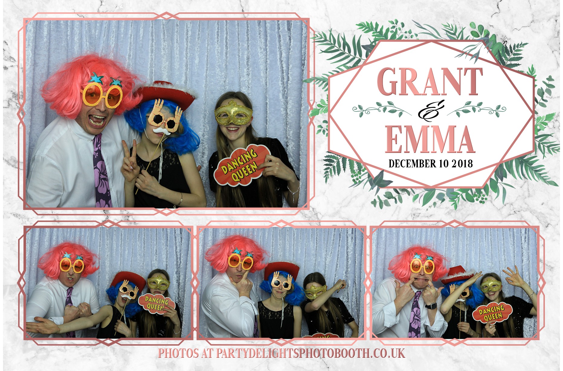 Grant & Emma's Wedding - Prints | View more photos from the event at gallery.partydelightsphotobooth.co.uk/u/PartyDelightsPhotoBooth/Grant-Emmas-Wedding-Prints