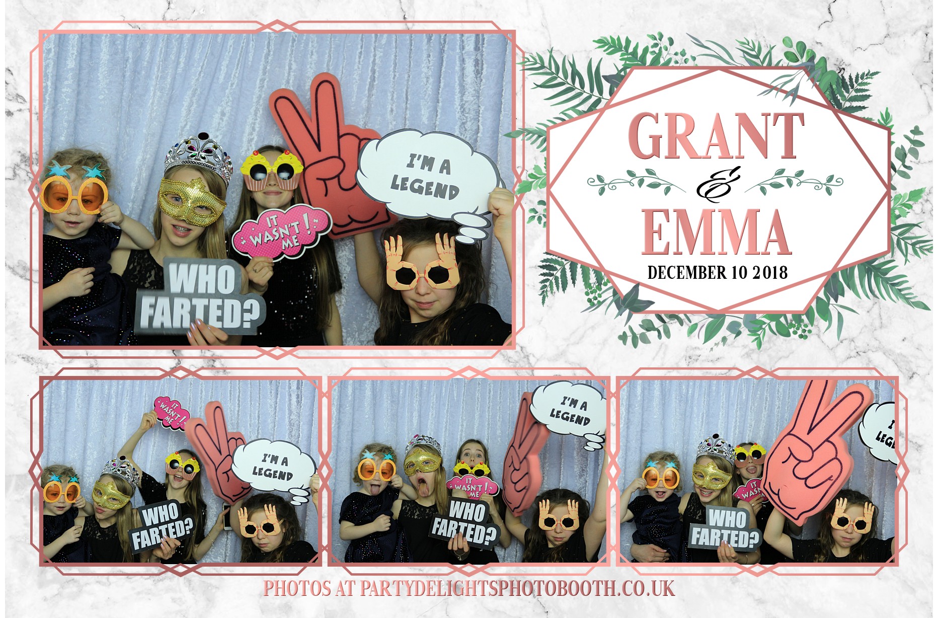 Grant & Emma's Wedding - Prints | View more photos from the event at gallery.partydelightsphotobooth.co.uk/u/PartyDelightsPhotoBooth/Grant-Emmas-Wedding-Prints