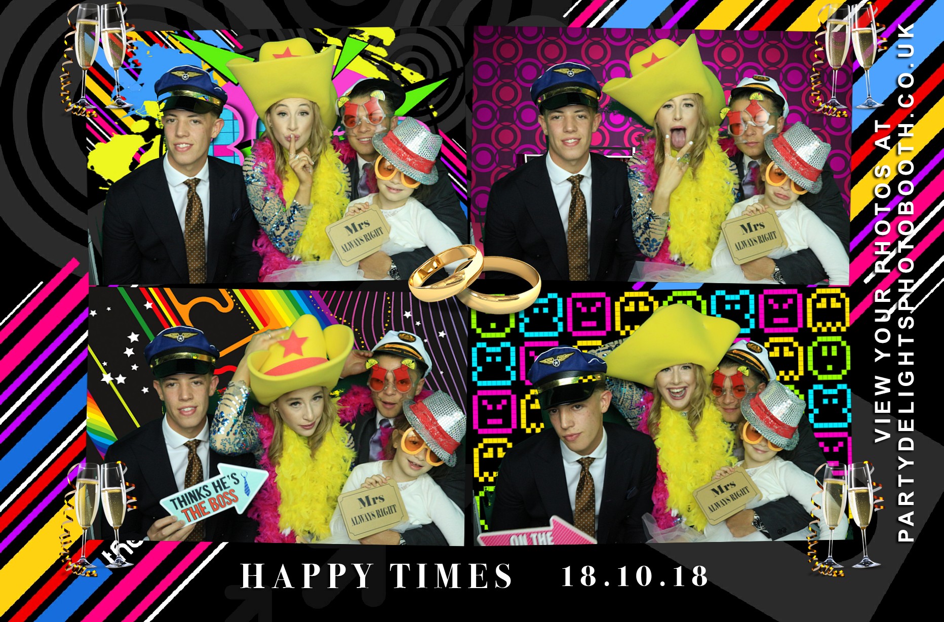 Phil & Jenny's Wedding - Prints | View more photos from the event at gallery.partydelightsphotobooth.co.uk/u/PartyDelightsPhotoBooth/Phil-Jennys-Wedding-Prints