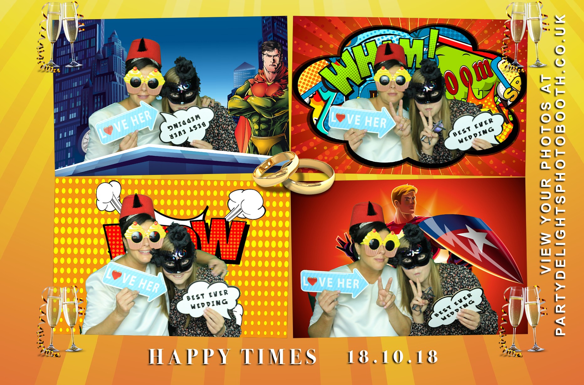 Phil & Jenny's Wedding - Prints | View more photos from the event at gallery.partydelightsphotobooth.co.uk/u/PartyDelightsPhotoBooth/Phil-Jennys-Wedding-Prints