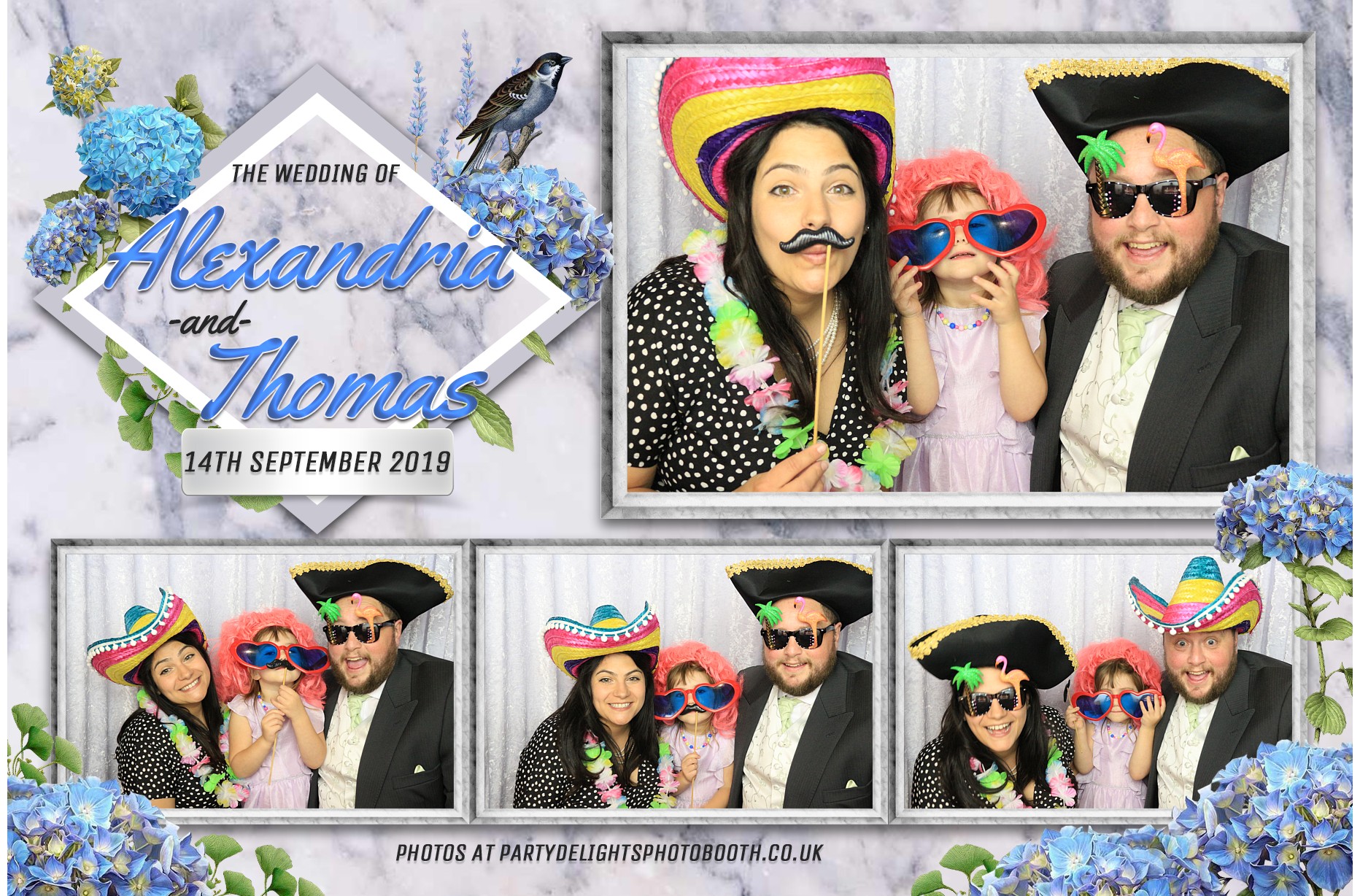 Alexandria & Thomas's Wedding - Prints | View more photos from the event at gallery.partydelightsphotobooth.co.uk/u/PartyDelightsPhotoBooth/Alexandria-Thomass-Wedding-Prints