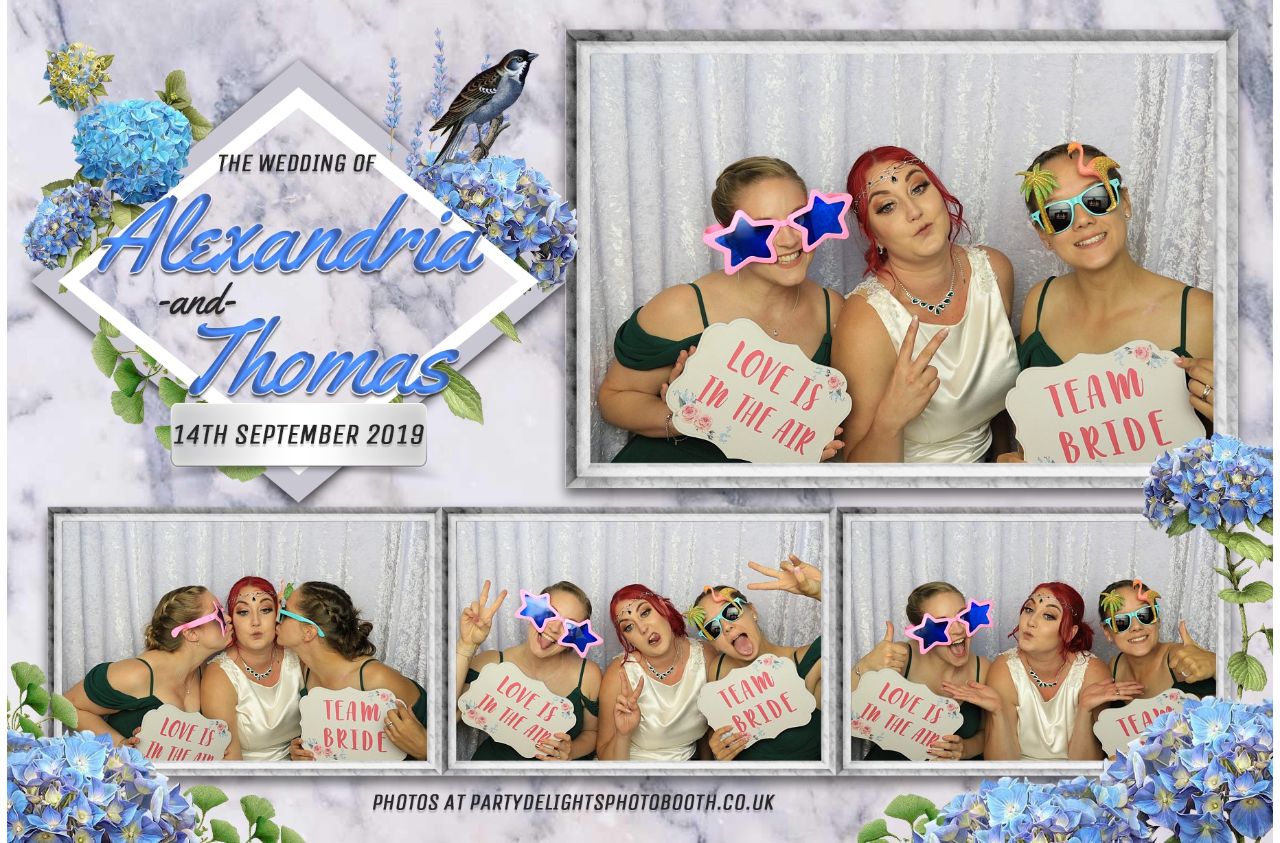 Alexandria & Thomas's Wedding - Prints | View more photos from the event at gallery.partydelightsphotobooth.co.uk/u/PartyDelightsPhotoBooth/Alexandria-Thomass-Wedding-Prints