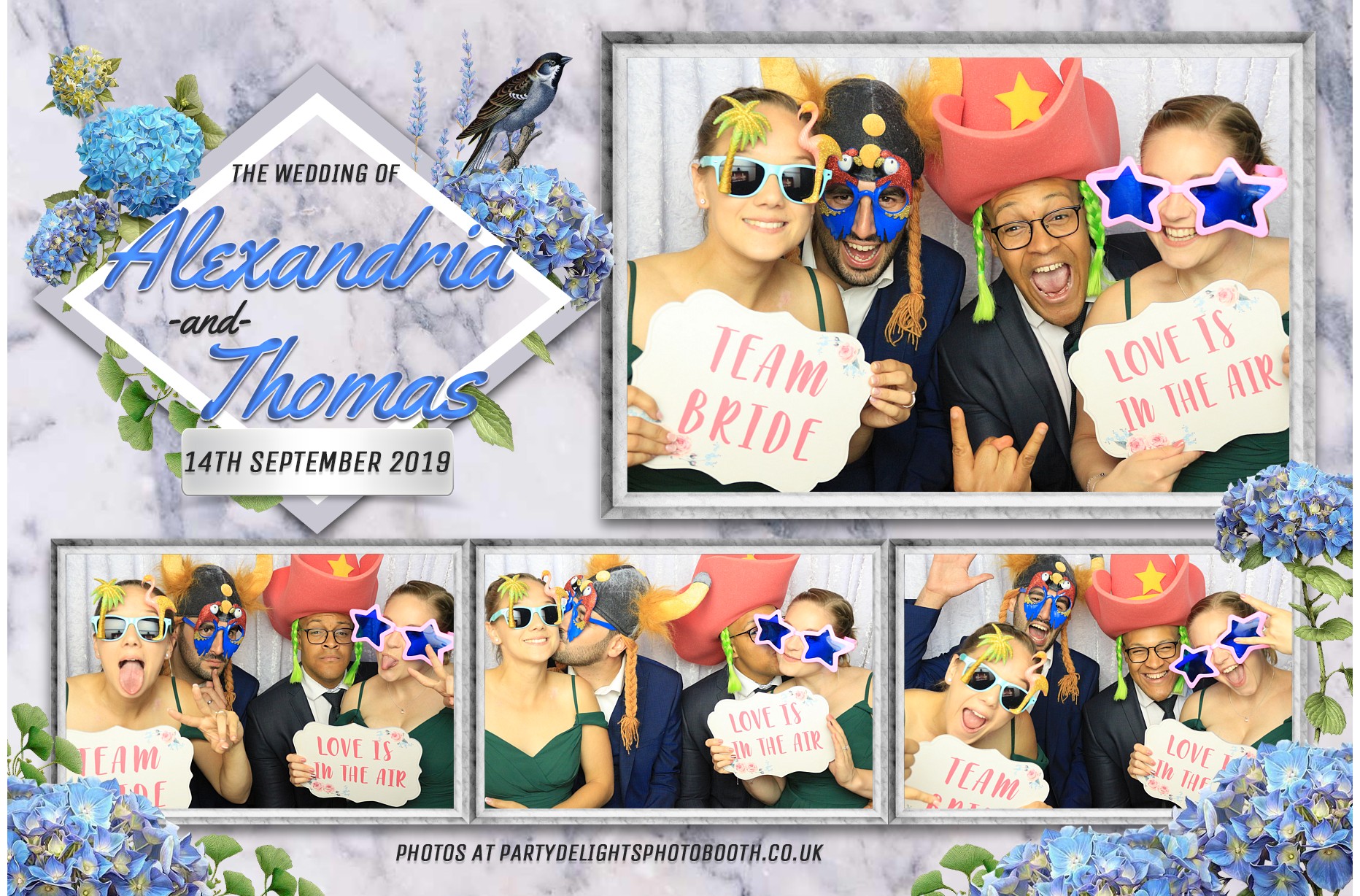 Alexandria & Thomas's Wedding - Prints | View more photos from the event at gallery.partydelightsphotobooth.co.uk/u/PartyDelightsPhotoBooth/Alexandria-Thomass-Wedding-Prints