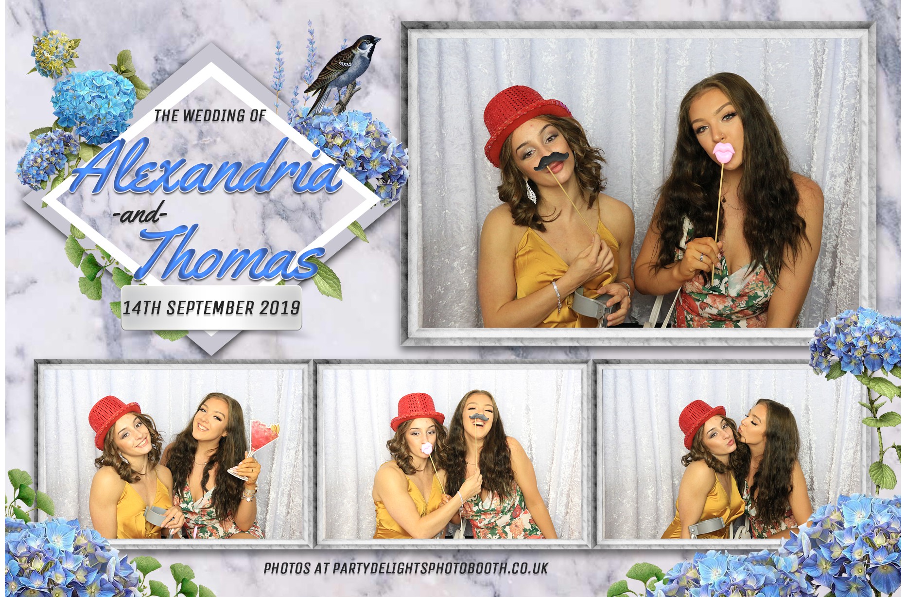 Alexandria & Thomas's Wedding - Prints | View more photos from the event at gallery.partydelightsphotobooth.co.uk/u/PartyDelightsPhotoBooth/Alexandria-Thomass-Wedding-Prints