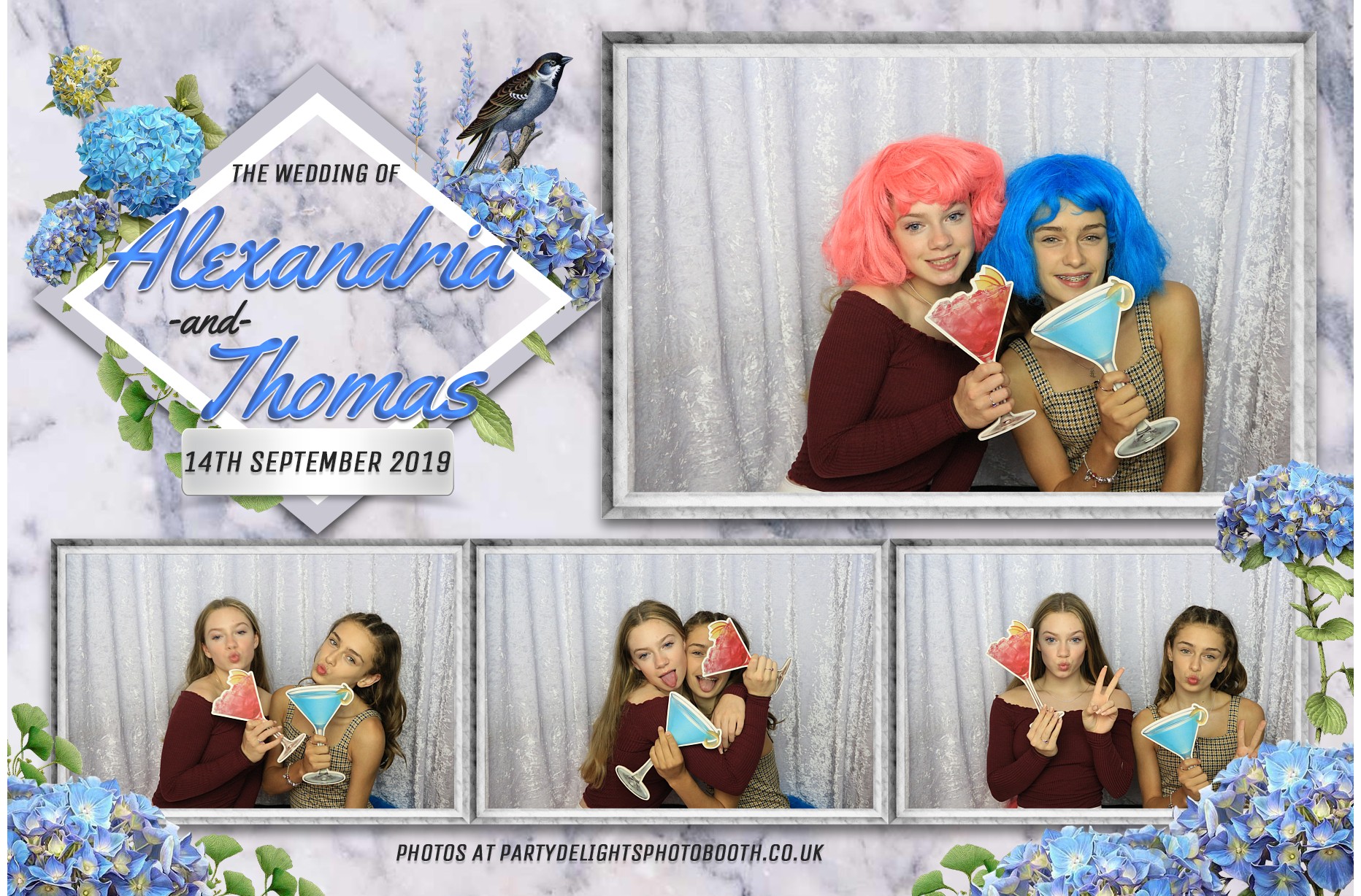 Alexandria & Thomas's Wedding - Prints | View more photos from the event at gallery.partydelightsphotobooth.co.uk/u/PartyDelightsPhotoBooth/Alexandria-Thomass-Wedding-Prints