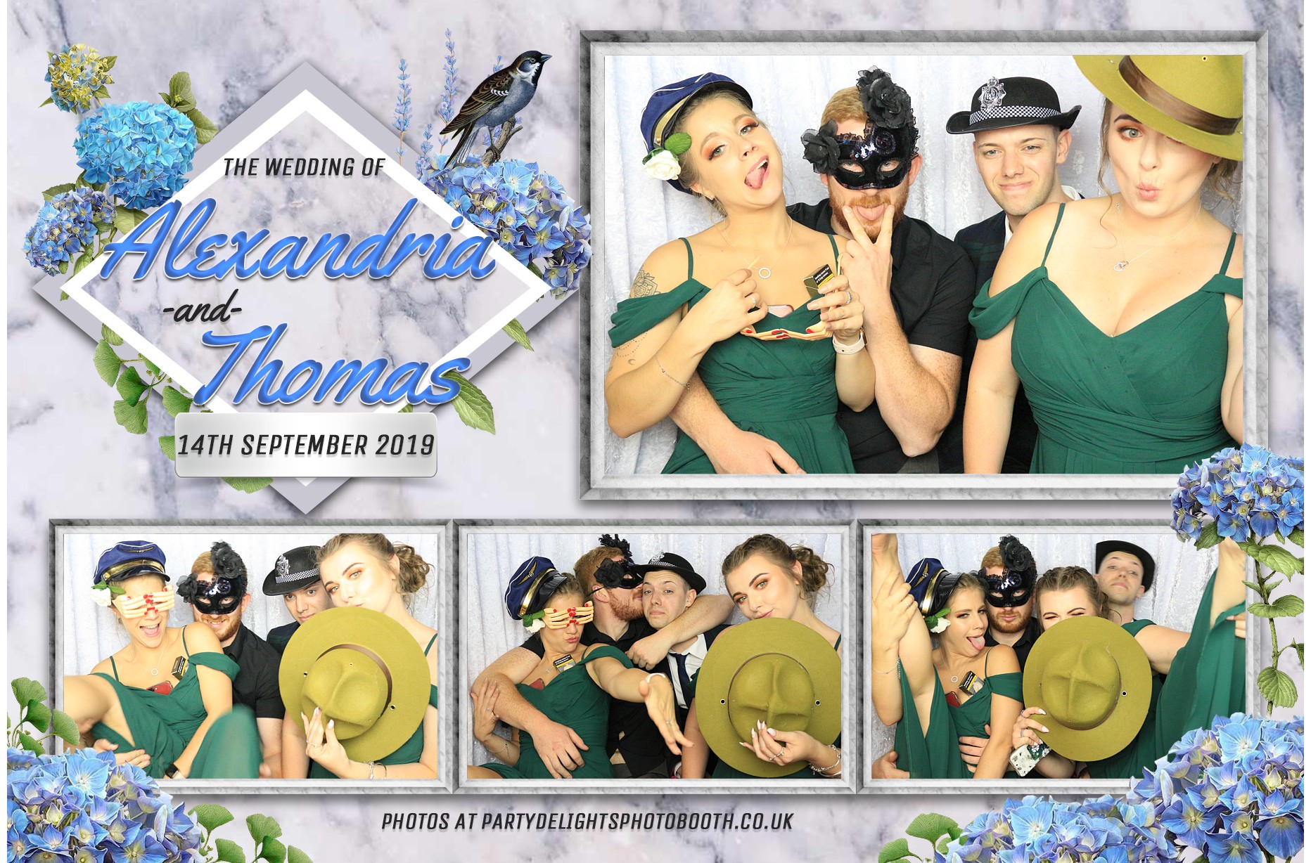 Alexandria & Thomas's Wedding - Prints | View more photos from the event at gallery.partydelightsphotobooth.co.uk/u/PartyDelightsPhotoBooth/Alexandria-Thomass-Wedding-Prints