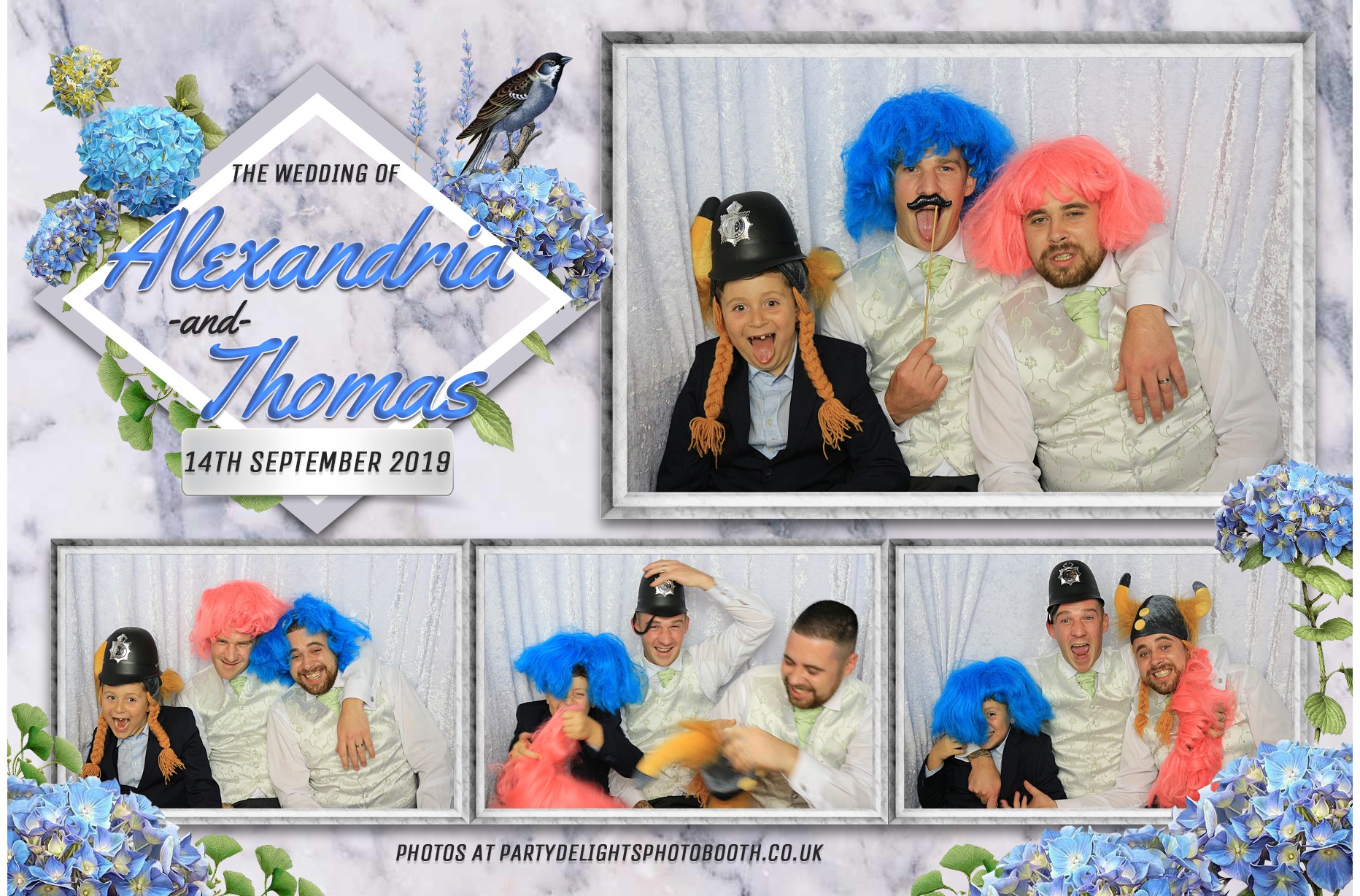 Alexandria & Thomas's Wedding - Prints | View more photos from the event at gallery.partydelightsphotobooth.co.uk/u/PartyDelightsPhotoBooth/Alexandria-Thomass-Wedding-Prints