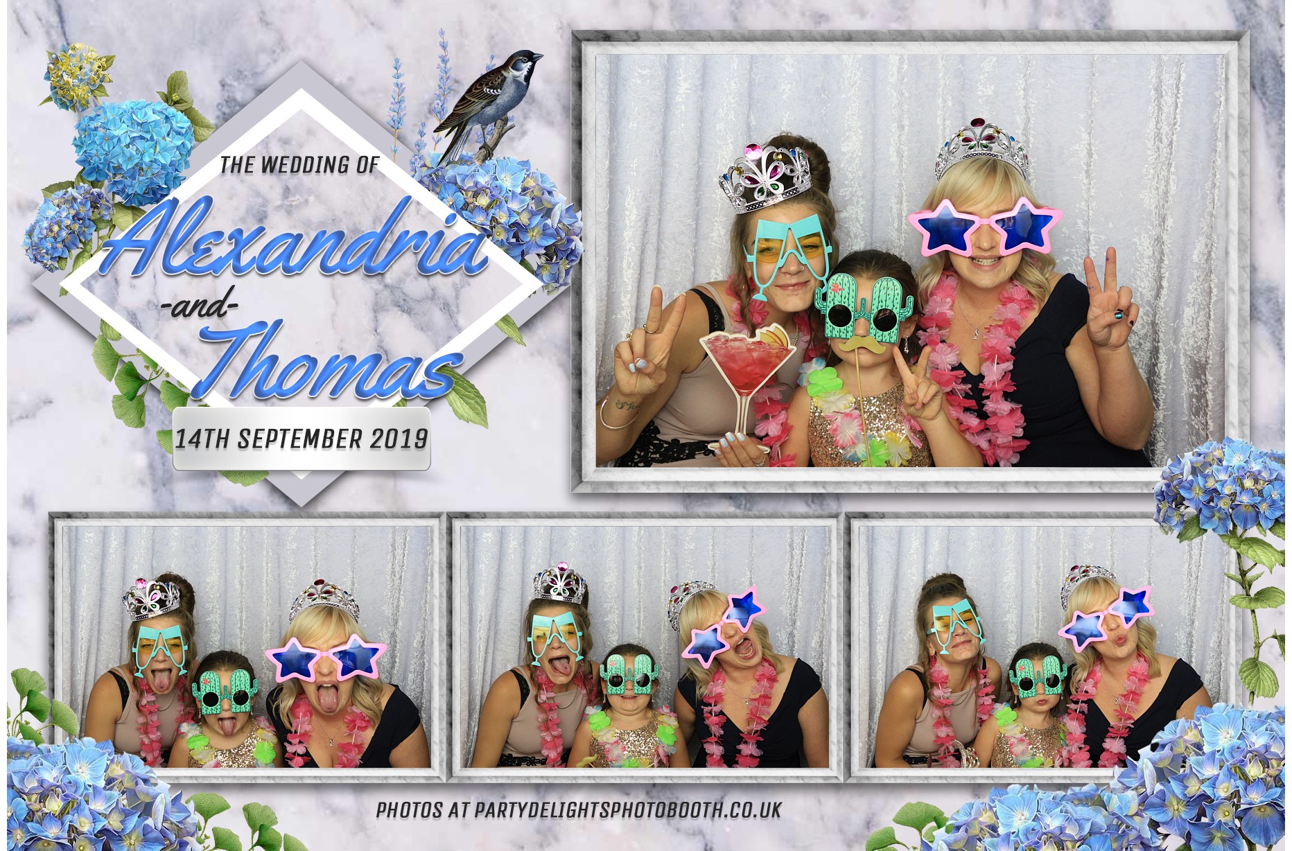 Alexandria & Thomas's Wedding - Prints | View more photos from the event at gallery.partydelightsphotobooth.co.uk/u/PartyDelightsPhotoBooth/Alexandria-Thomass-Wedding-Prints
