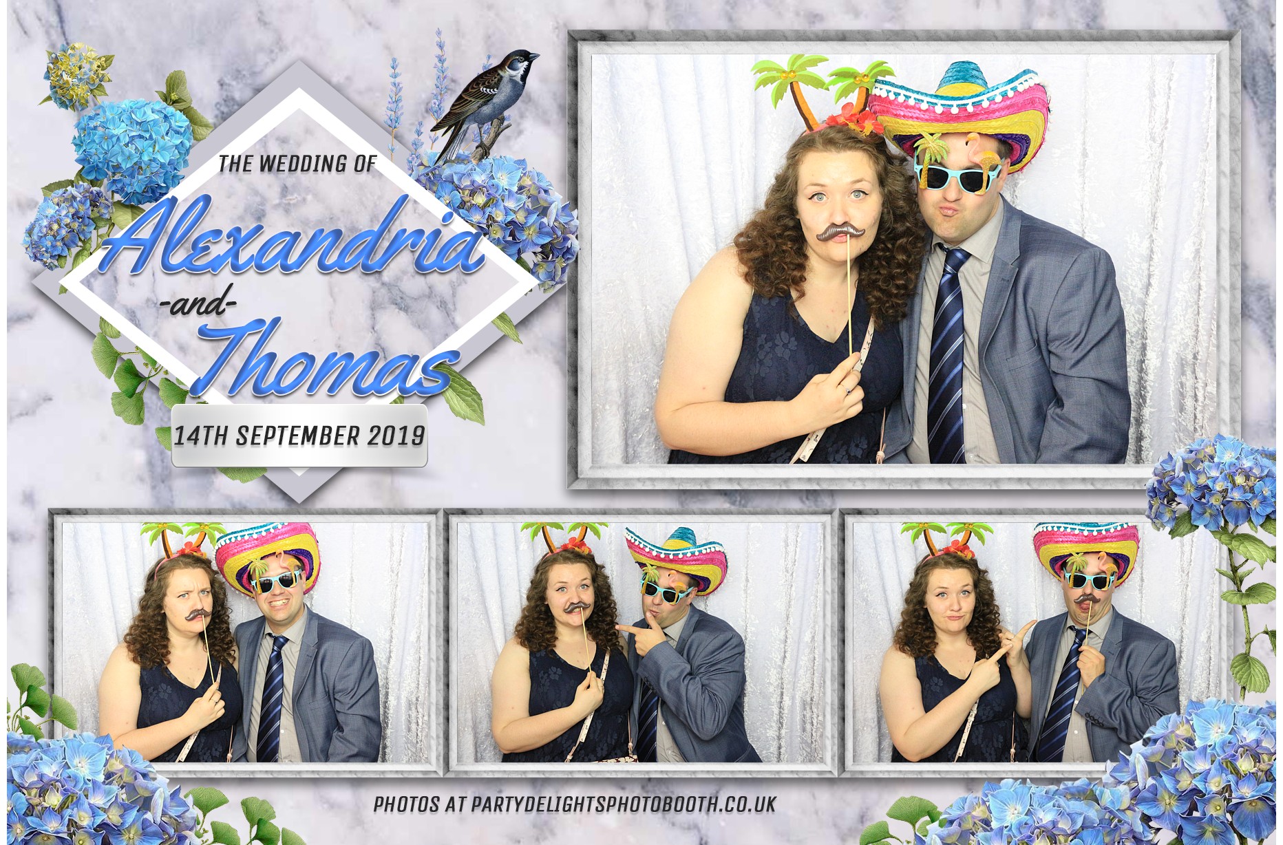 Alexandria & Thomas's Wedding - Prints | View more photos from the event at gallery.partydelightsphotobooth.co.uk/u/PartyDelightsPhotoBooth/Alexandria-Thomass-Wedding-Prints
