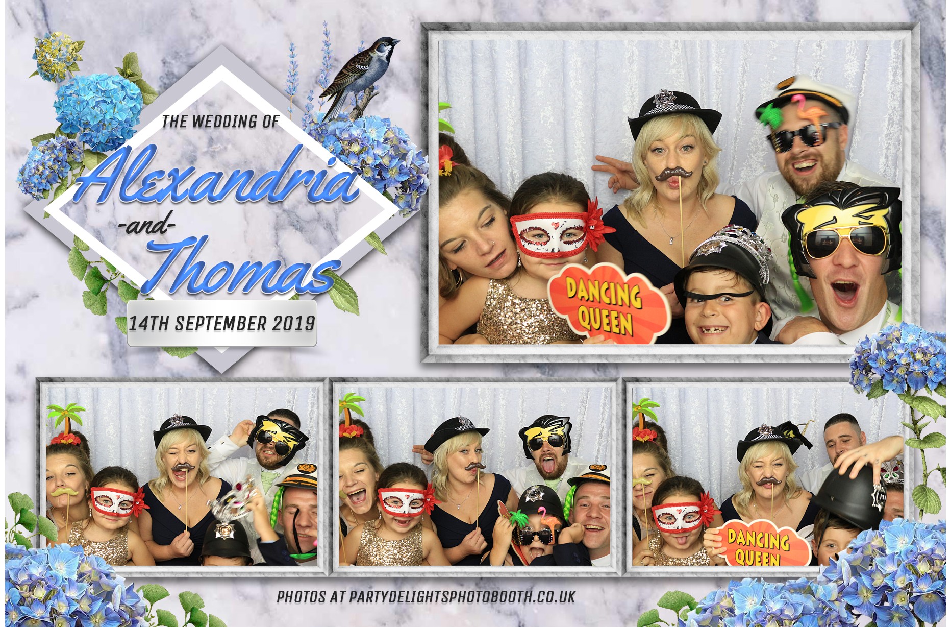 Alexandria & Thomas's Wedding - Prints | View more photos from the event at gallery.partydelightsphotobooth.co.uk/u/PartyDelightsPhotoBooth/Alexandria-Thomass-Wedding-Prints