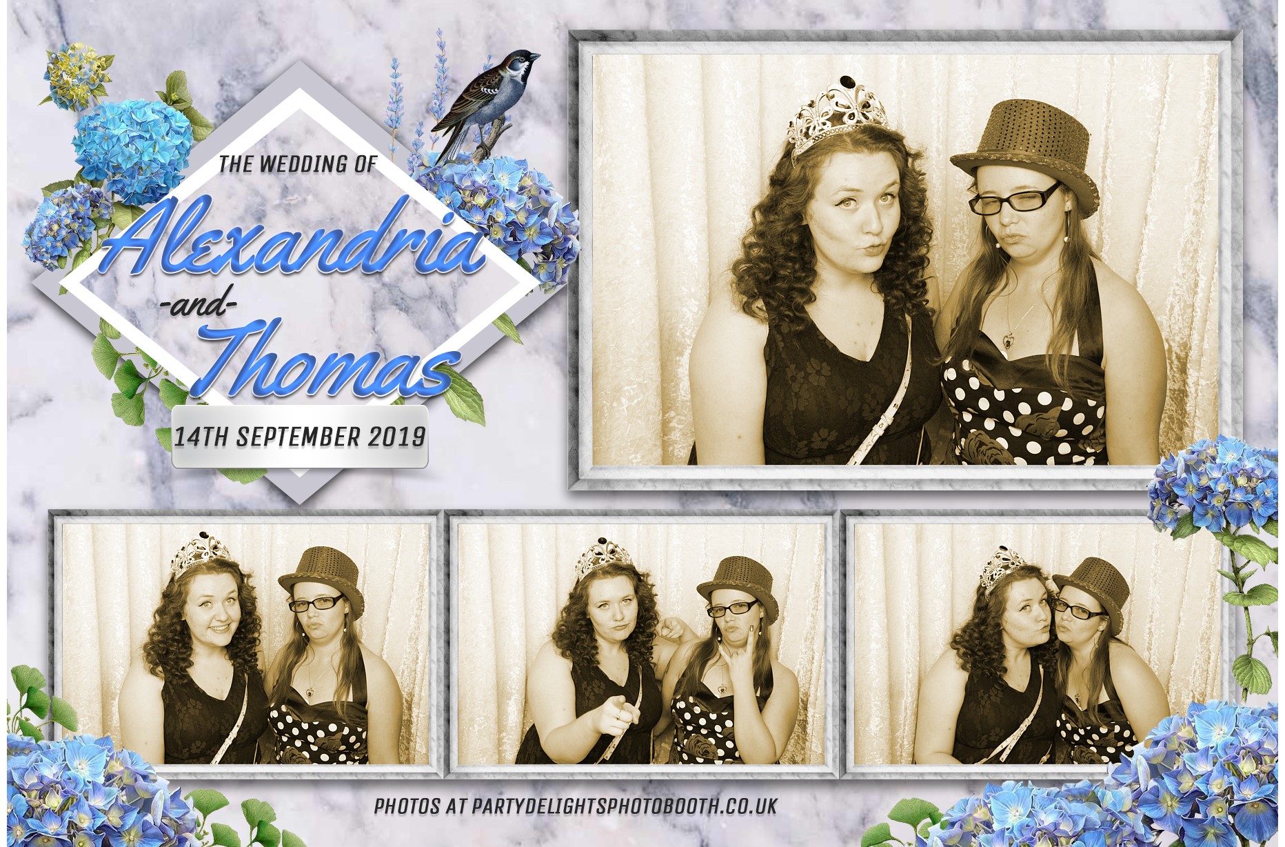 Alexandria & Thomas's Wedding - Prints | View more photos from the event at gallery.partydelightsphotobooth.co.uk/u/PartyDelightsPhotoBooth/Alexandria-Thomass-Wedding-Prints