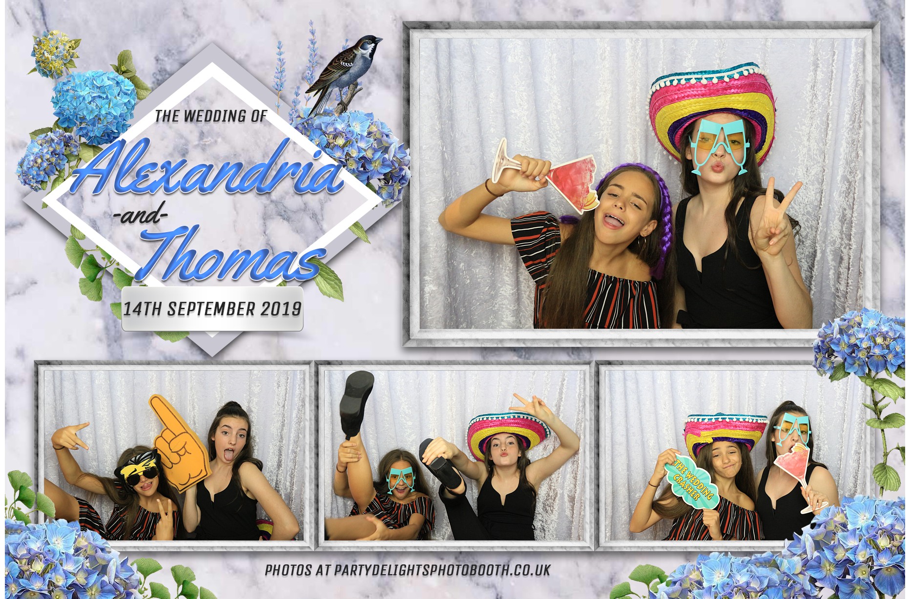 Alexandria & Thomas's Wedding - Prints | View more photos from the event at gallery.partydelightsphotobooth.co.uk/u/PartyDelightsPhotoBooth/Alexandria-Thomass-Wedding-Prints