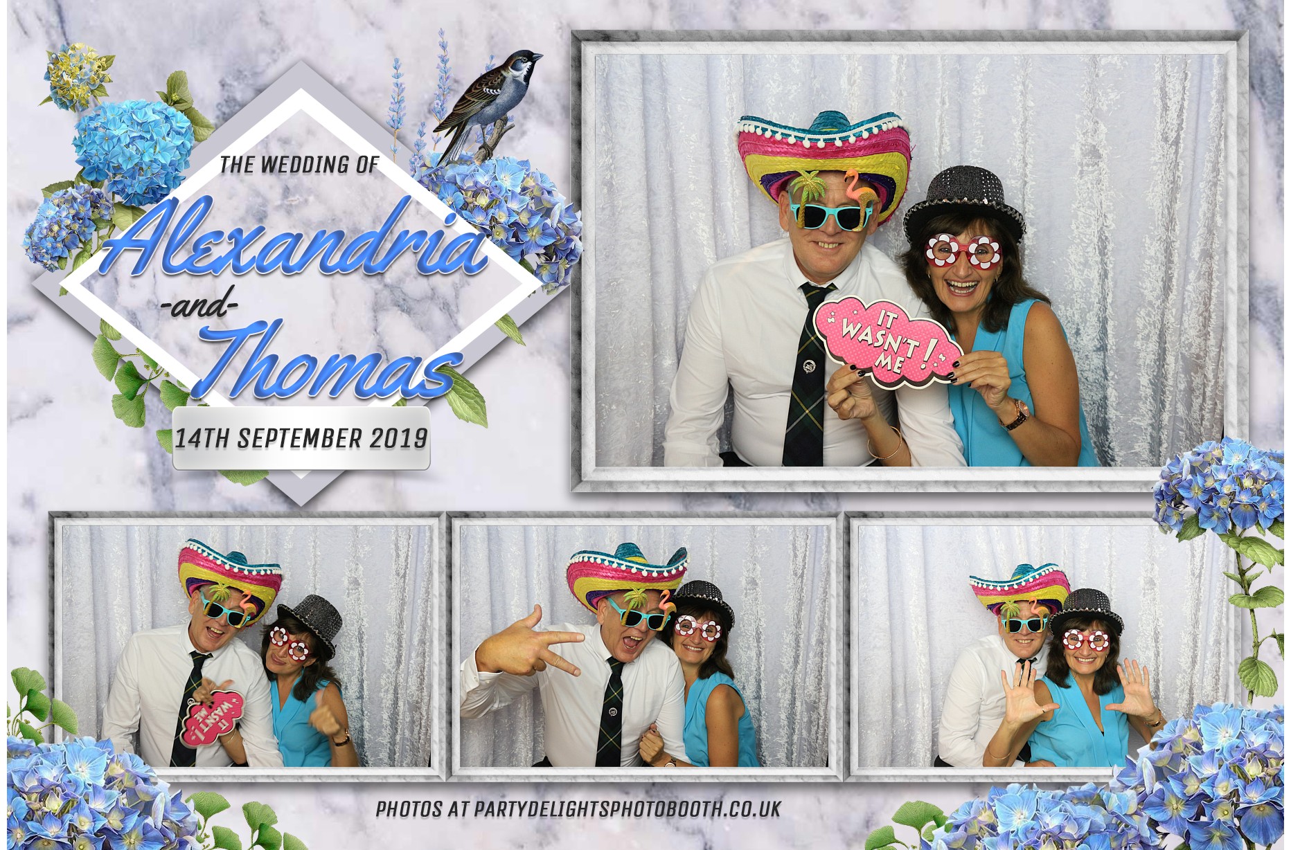 Alexandria & Thomas's Wedding - Prints | View more photos from the event at gallery.partydelightsphotobooth.co.uk/u/PartyDelightsPhotoBooth/Alexandria-Thomass-Wedding-Prints
