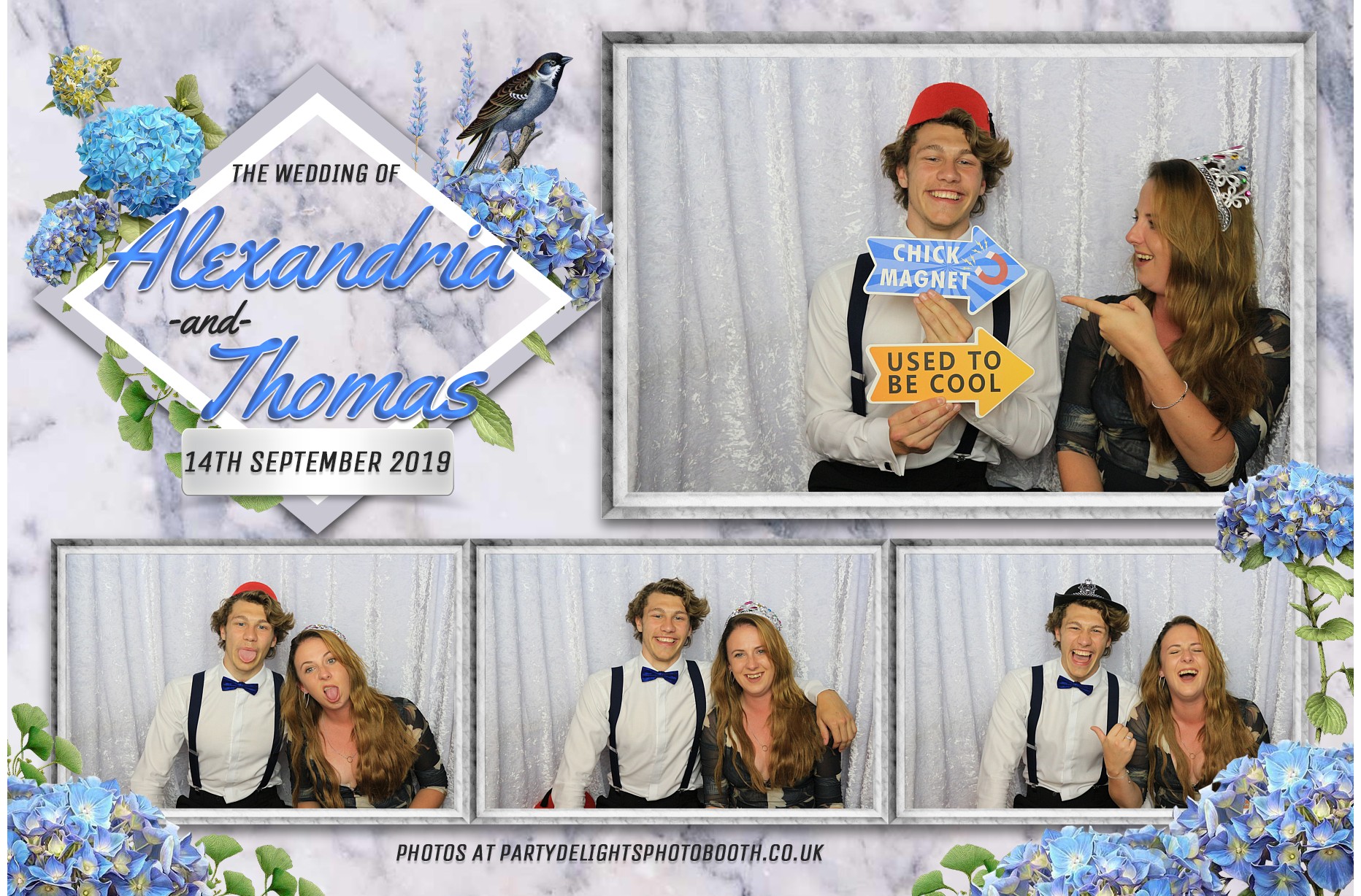 Alexandria & Thomas's Wedding - Prints | View more photos from the event at gallery.partydelightsphotobooth.co.uk/u/PartyDelightsPhotoBooth/Alexandria-Thomass-Wedding-Prints