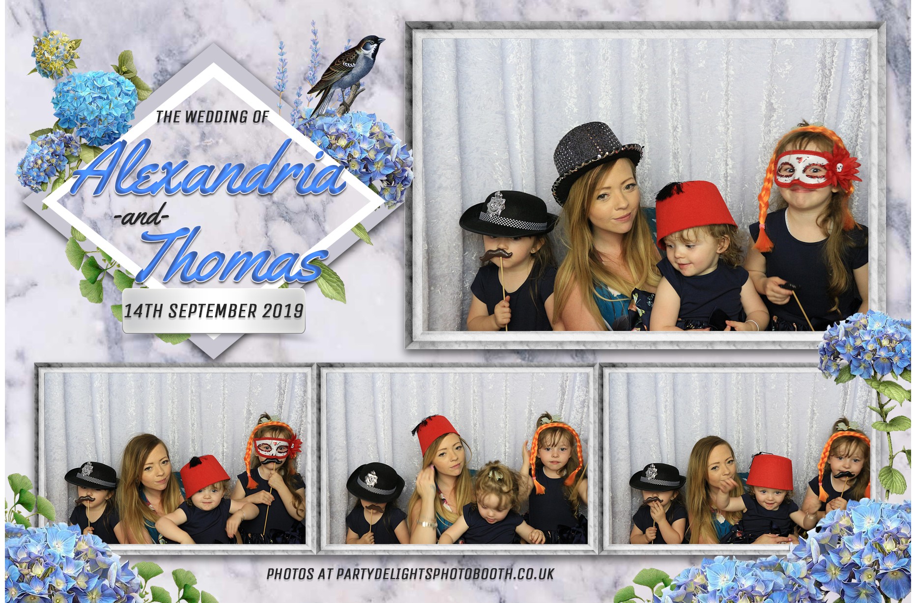 Alexandria & Thomas's Wedding - Prints | View more photos from the event at gallery.partydelightsphotobooth.co.uk/u/PartyDelightsPhotoBooth/Alexandria-Thomass-Wedding-Prints