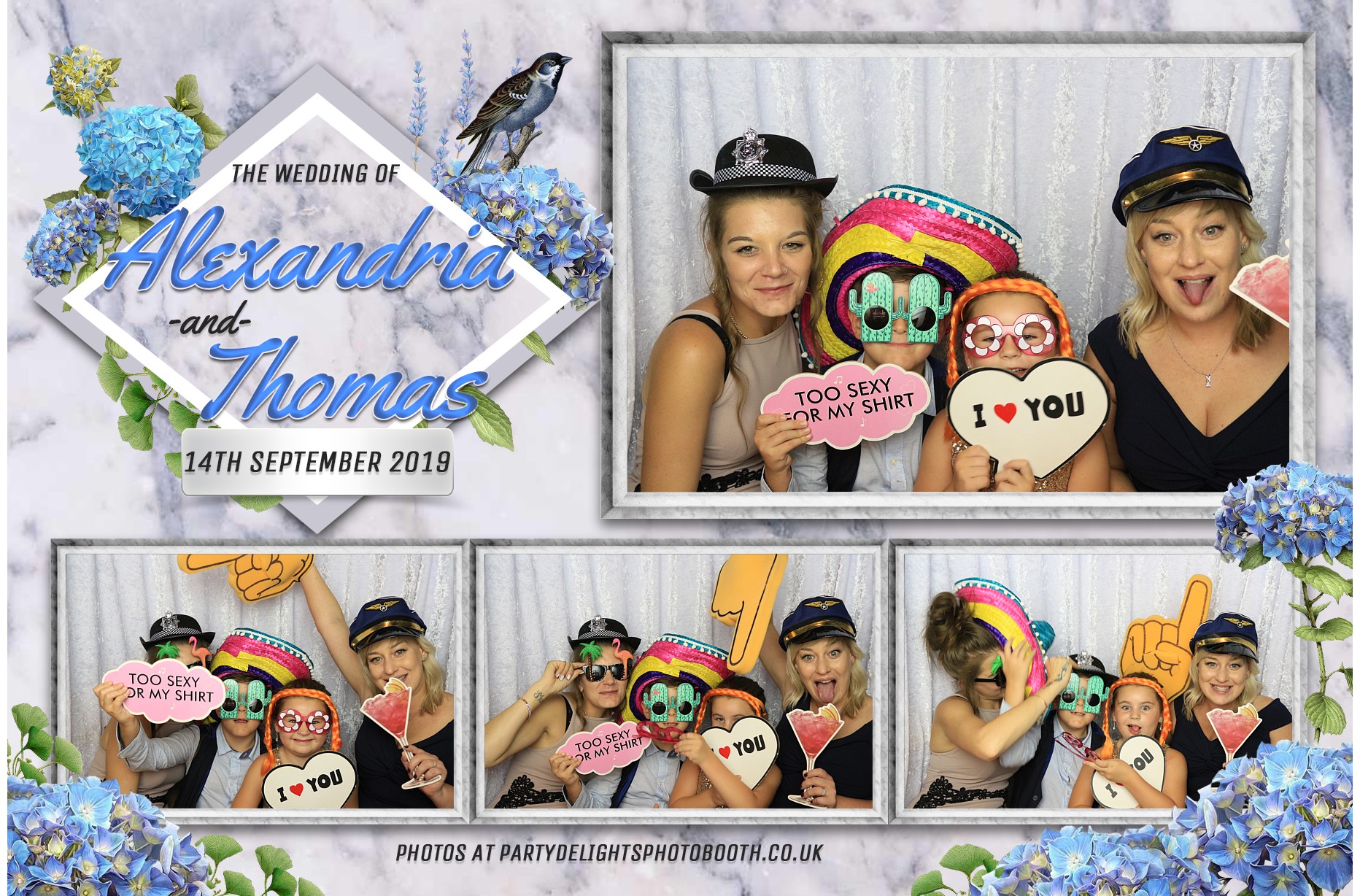 Alexandria & Thomas's Wedding - Prints | View more photos from the event at gallery.partydelightsphotobooth.co.uk/u/PartyDelightsPhotoBooth/Alexandria-Thomass-Wedding-Prints