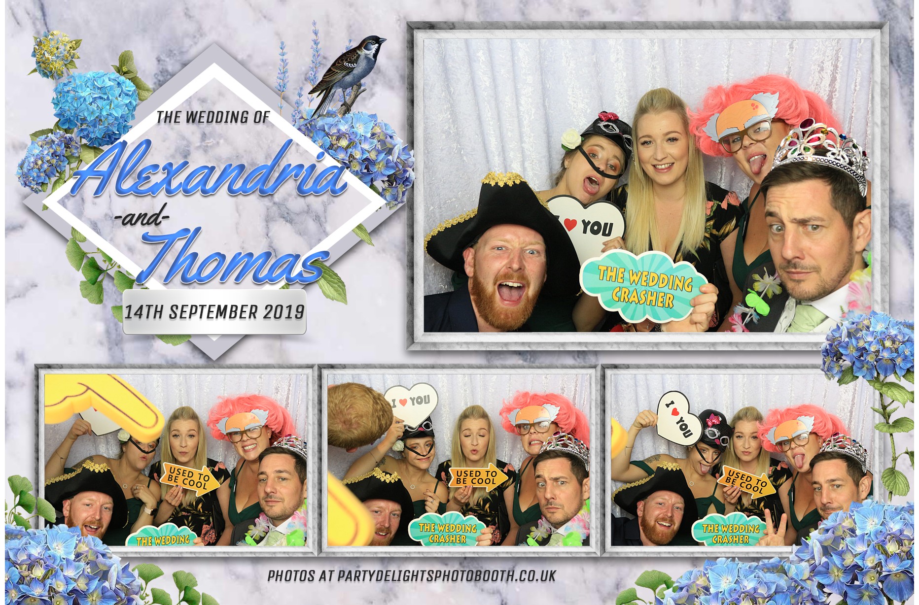 Alexandria & Thomas's Wedding - Prints | View more photos from the event at gallery.partydelightsphotobooth.co.uk/u/PartyDelightsPhotoBooth/Alexandria-Thomass-Wedding-Prints