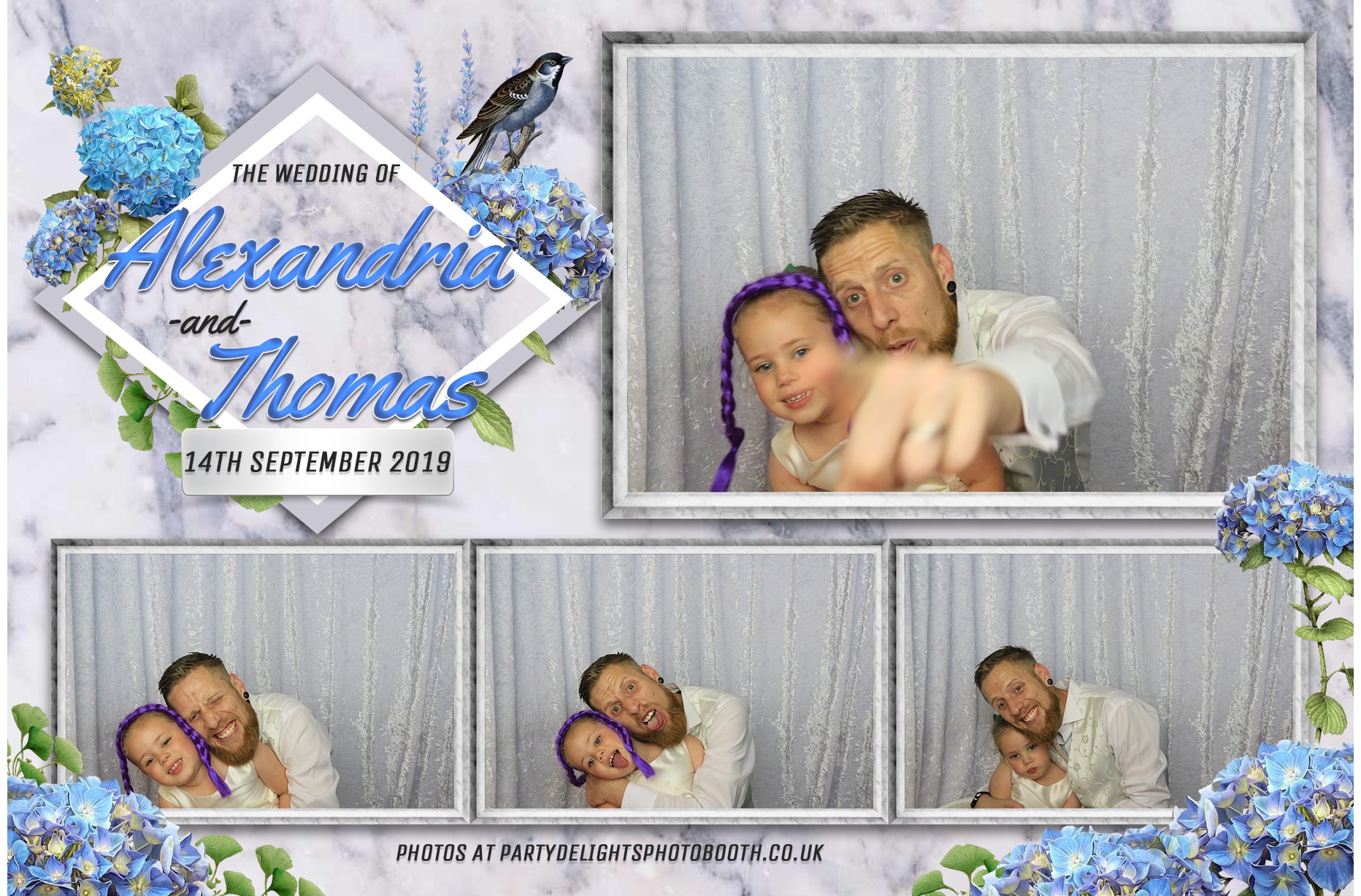 Alexandria & Thomas's Wedding - Prints | View more photos from the event at gallery.partydelightsphotobooth.co.uk/u/PartyDelightsPhotoBooth/Alexandria-Thomass-Wedding-Prints