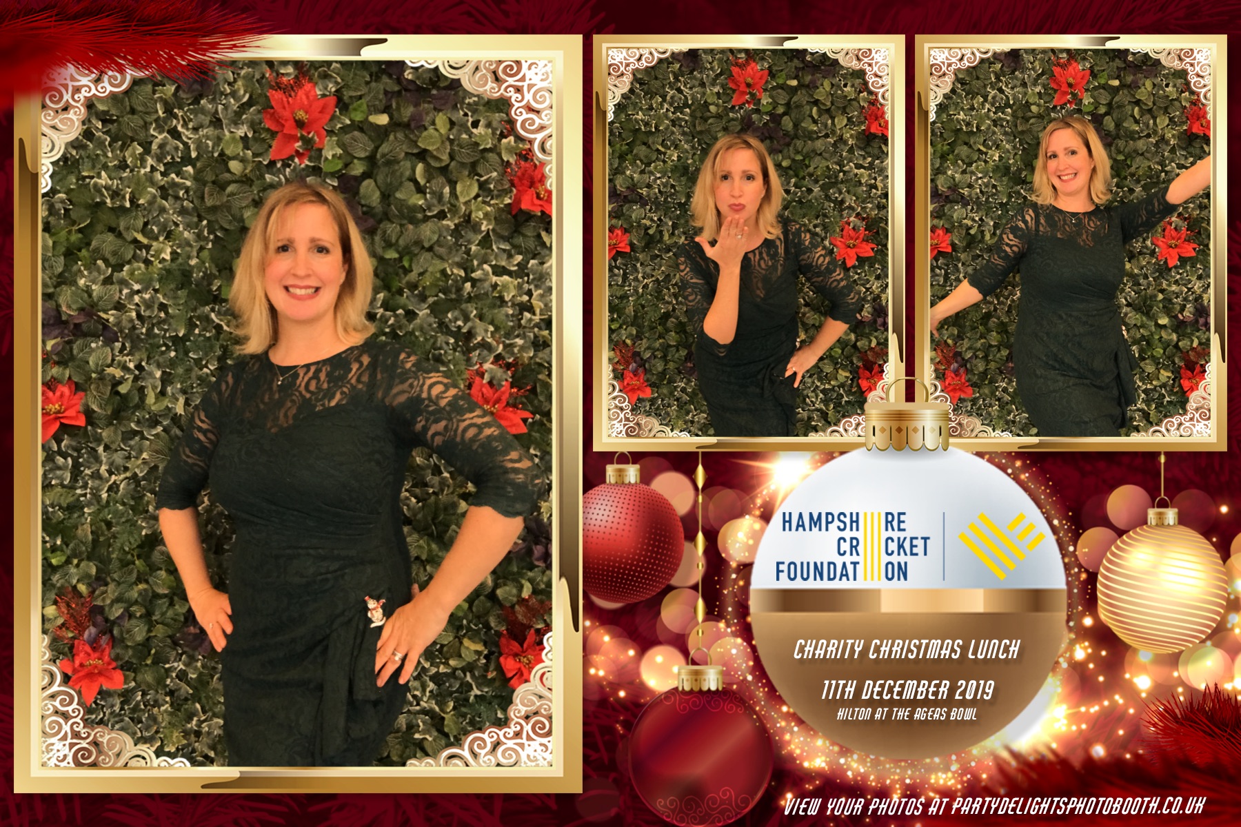 Charity Christmas Lunch in aid of the Hampshire Cricket Foundation - Prints & Boomerangs | View more photos from the event at gallery.partydelightsphotobooth.co.uk/u/PartyDelightsPhotoBooth/Charity-Christmas-Lunch-in-aid-of-the-Hampshire-Cricket-Foundation-Prints