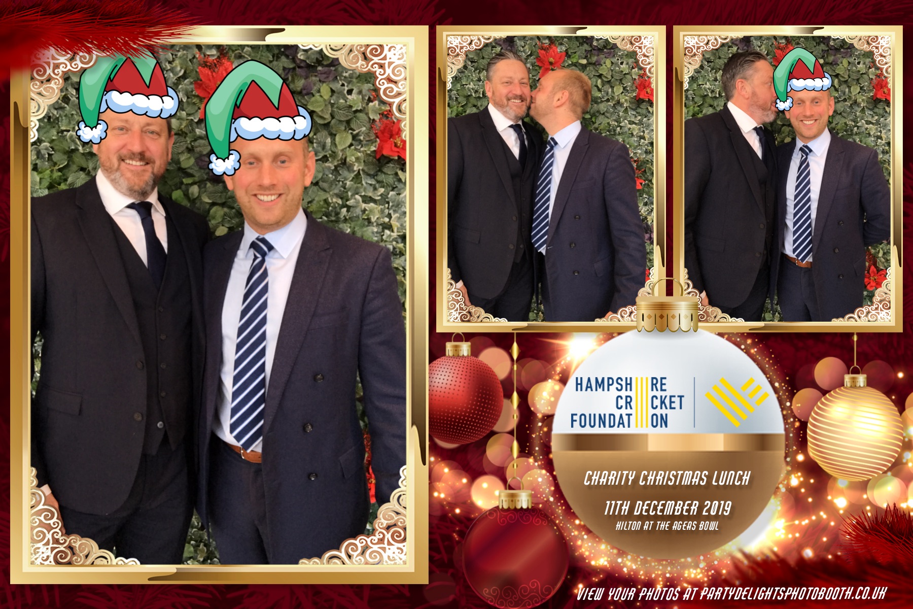 Charity Christmas Lunch in aid of the Hampshire Cricket Foundation - Prints & Boomerangs | View more photos from the event at gallery.partydelightsphotobooth.co.uk/u/PartyDelightsPhotoBooth/Charity-Christmas-Lunch-in-aid-of-the-Hampshire-Cricket-Foundation-Prints