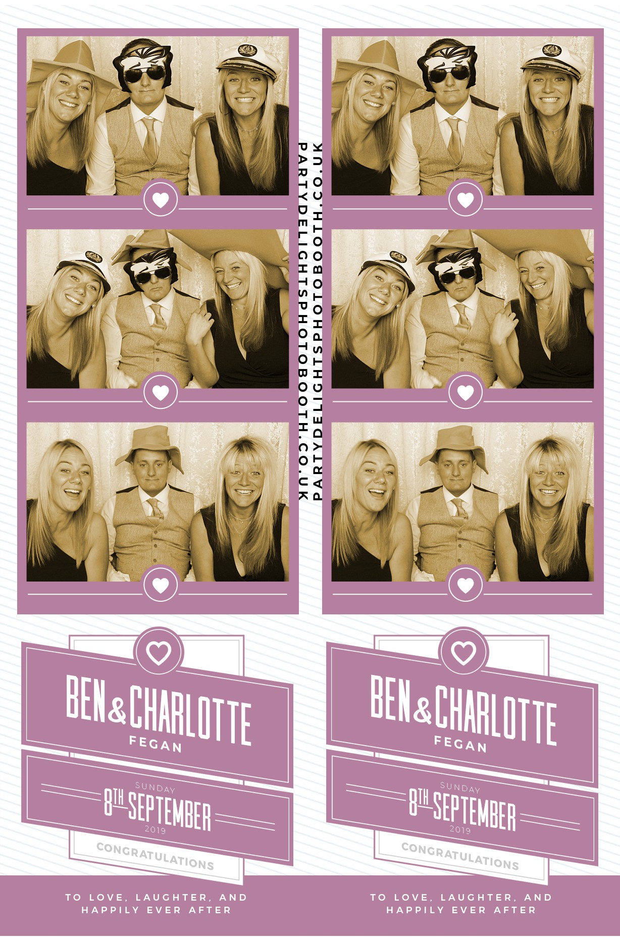 Charlotte & Ben’s Wedding - Prints | View more photos from the event at gallery.partydelightsphotobooth.co.uk/u/PartyDelightsPhotoBooth/Charlotte-Ben’s-Wedding-Prints