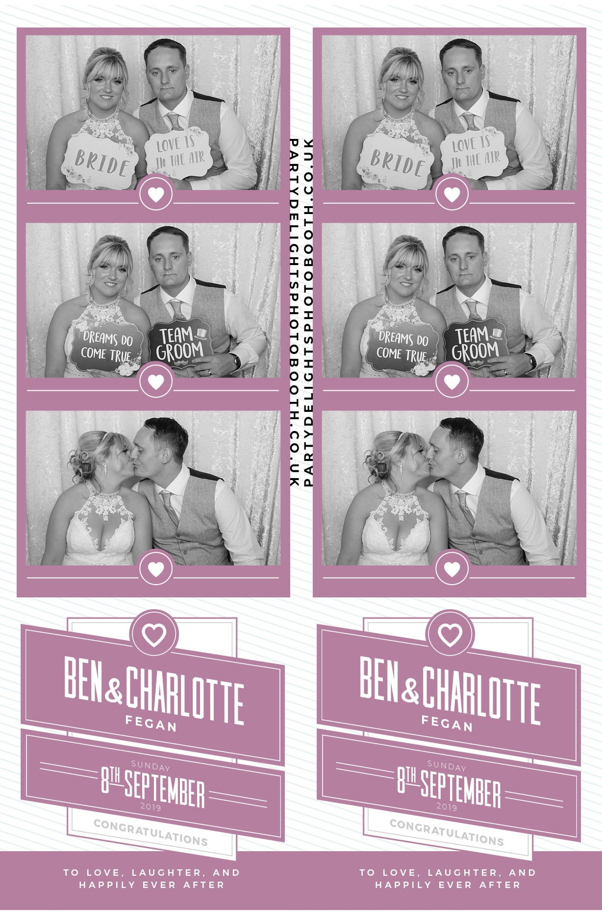 Charlotte & Ben’s Wedding - Prints | View more photos from the event at gallery.partydelightsphotobooth.co.uk/u/PartyDelightsPhotoBooth/Charlotte-Ben’s-Wedding-Prints