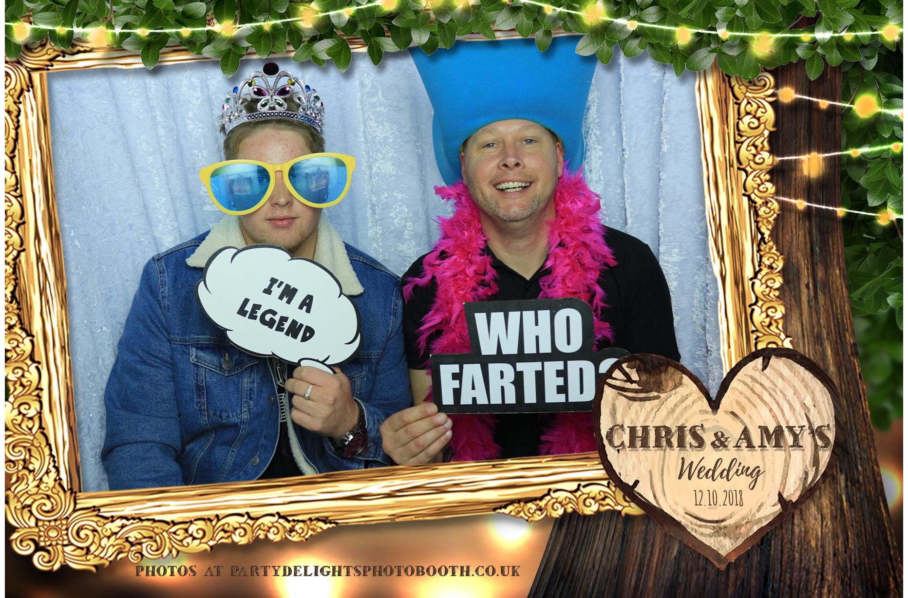 Chris & Amy's Wedding - Prints | View more photos from the event at gallery.partydelightsphotobooth.co.uk/u/PartyDelightsPhotoBooth/Chris-Amys-Wedding-Prints