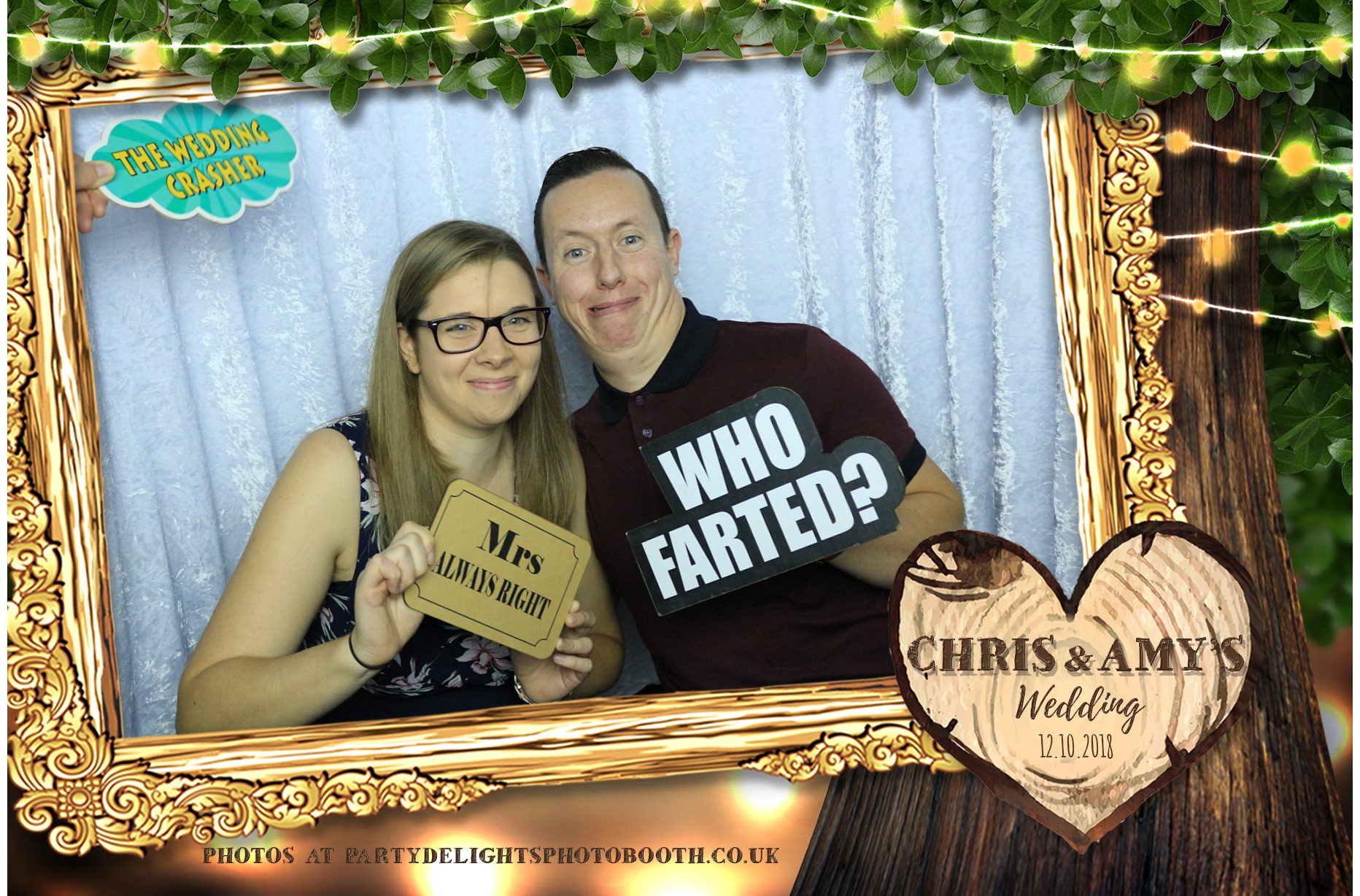 Chris & Amy's Wedding - Prints | View more photos from the event at gallery.partydelightsphotobooth.co.uk/u/PartyDelightsPhotoBooth/Chris-Amys-Wedding-Prints