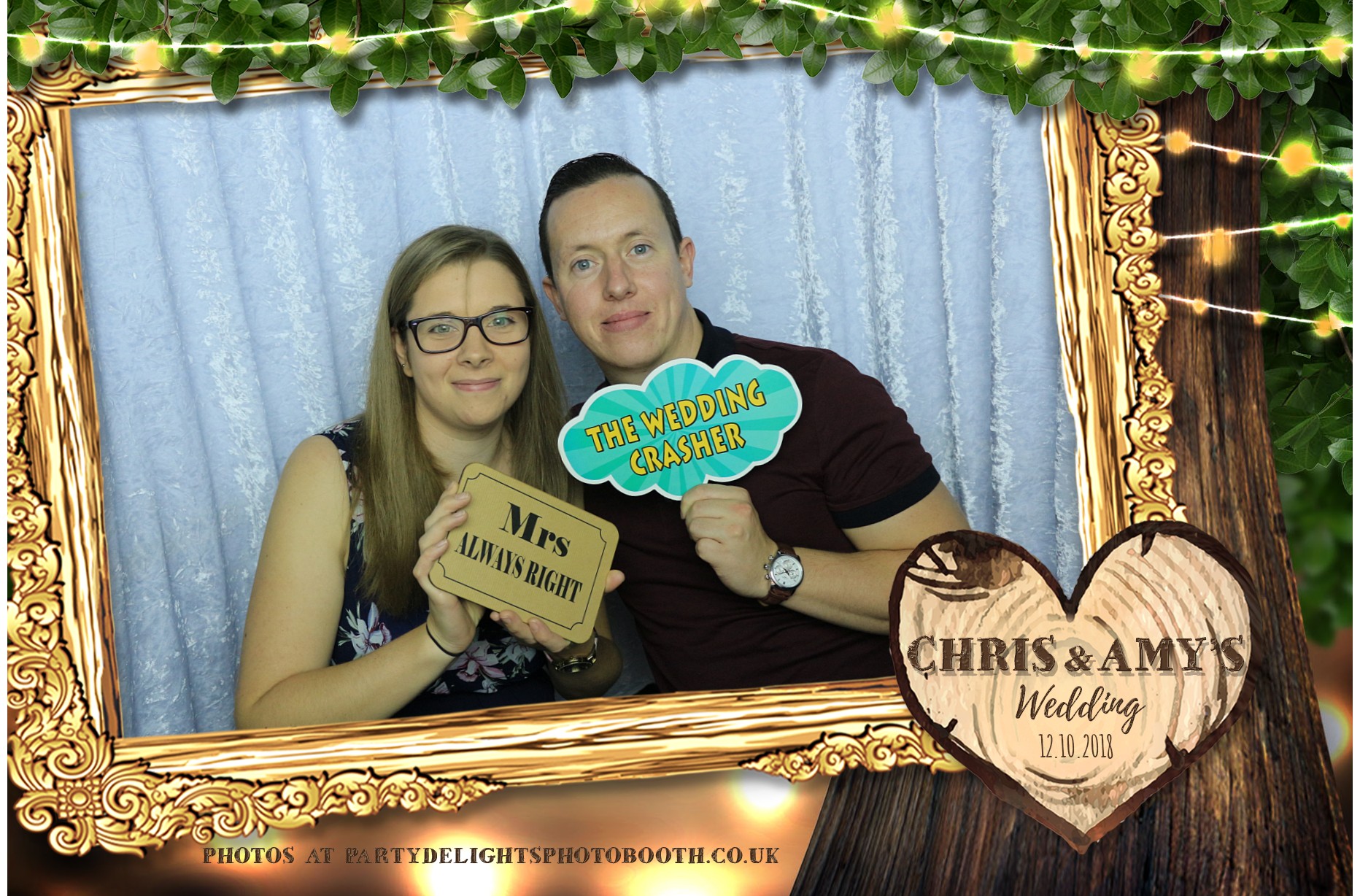 Chris & Amy's Wedding - Prints | View more photos from the event at gallery.partydelightsphotobooth.co.uk/u/PartyDelightsPhotoBooth/Chris-Amys-Wedding-Prints