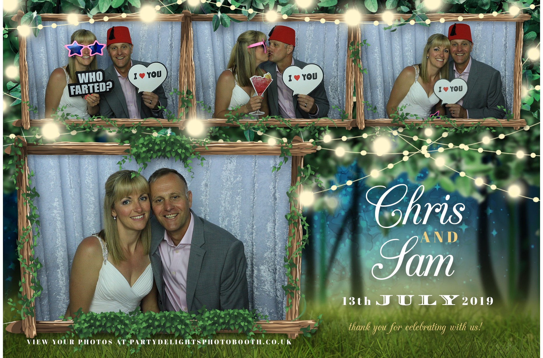 Chris & Sam’s Wedding - Prints | View more photos from the event at gallery.partydelightsphotobooth.co.uk/u/PartyDelightsPhotoBooth/Chris-Sam’s-Wedding-Prints