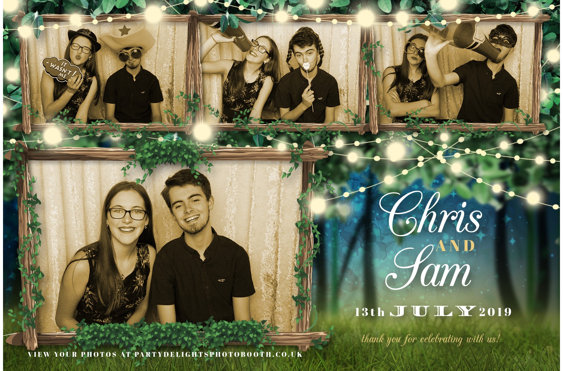 Chris & Sam’s Wedding - Prints | View more photos from the event at gallery.partydelightsphotobooth.co.uk/u/PartyDelightsPhotoBooth/Chris-Sam’s-Wedding-Prints