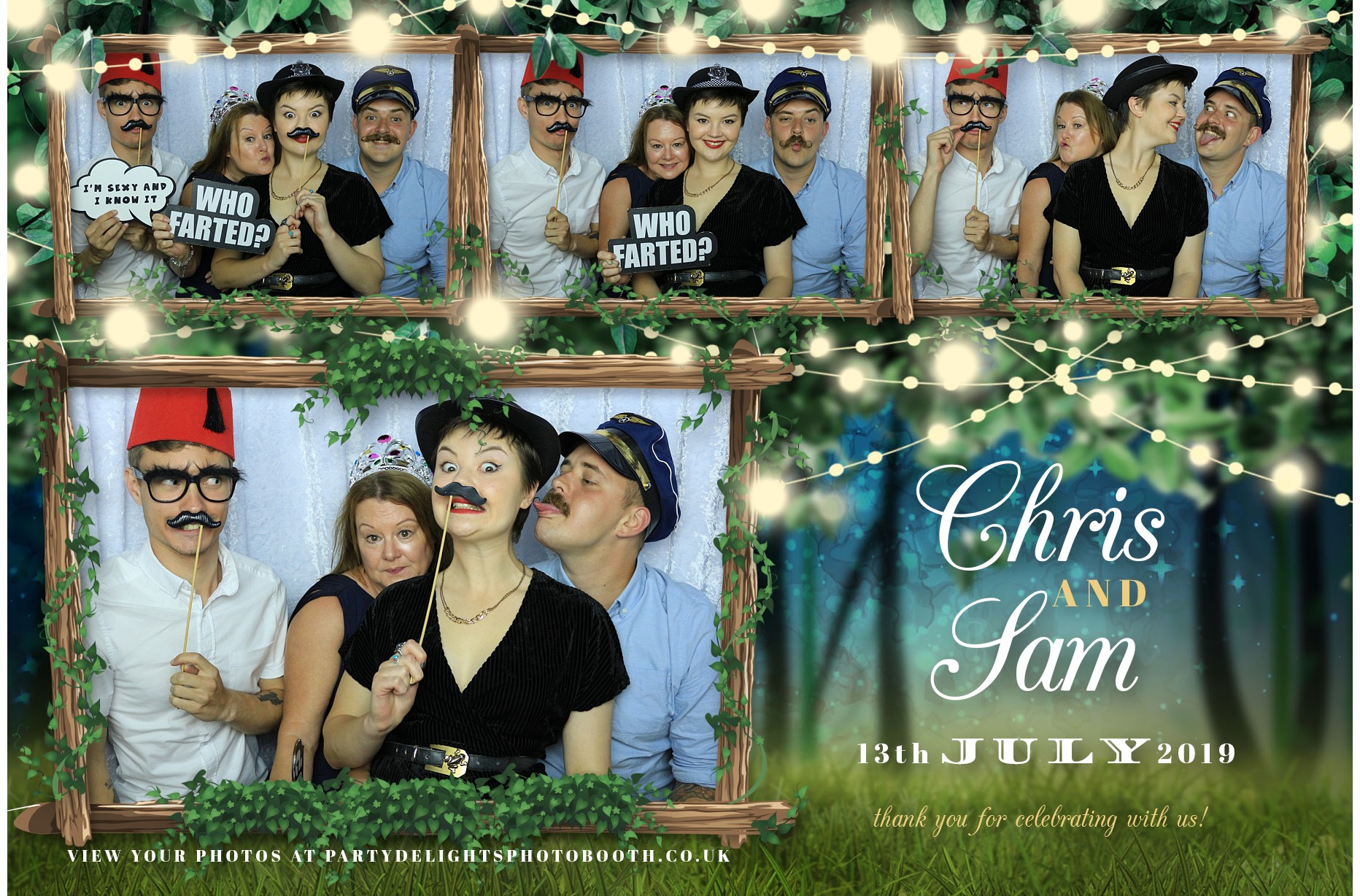 Chris & Sam’s Wedding - Prints | View more photos from the event at gallery.partydelightsphotobooth.co.uk/u/PartyDelightsPhotoBooth/Chris-Sam’s-Wedding-Prints