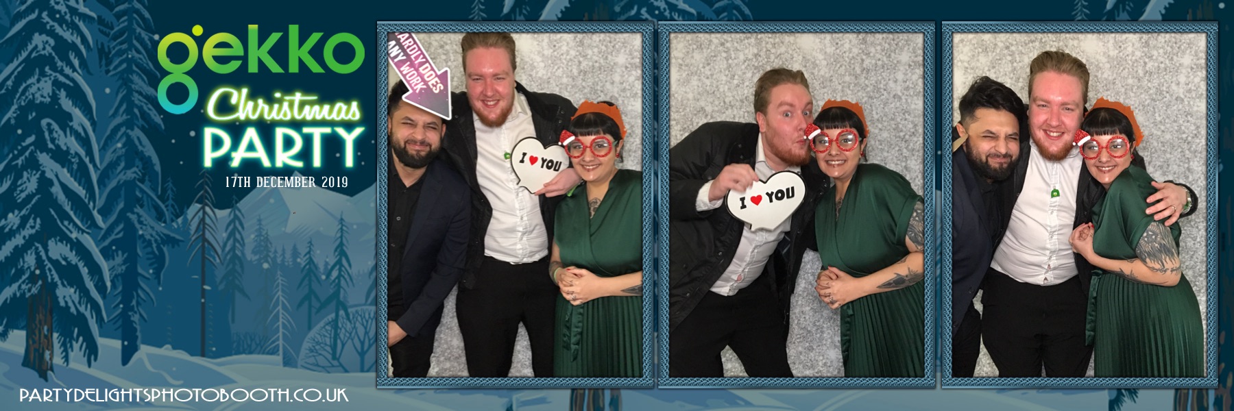 Gekko Christmas Party - Prints & Boomerangs | View more photos from the event at gallery.partydelightsphotobooth.co.uk/u/PartyDelightsPhotoBooth/Gekko-Christmas-Party-Prints-Boomerangs