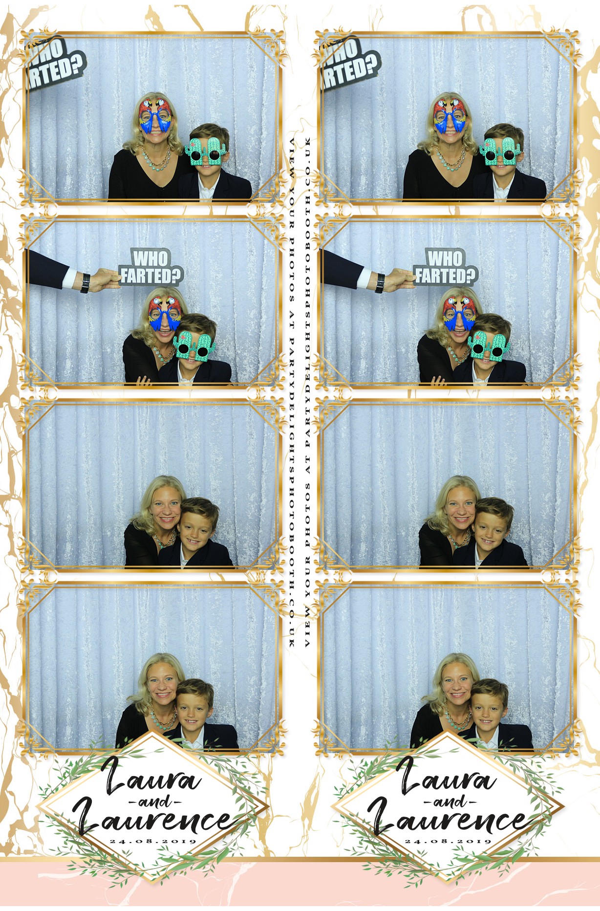 Laurence and Laura's Wedding - Prints | View more photos from the event at gallery.partydelightsphotobooth.co.uk/u/PartyDelightsPhotoBooth/Laurence-and-Lauras-Wedding-Prints