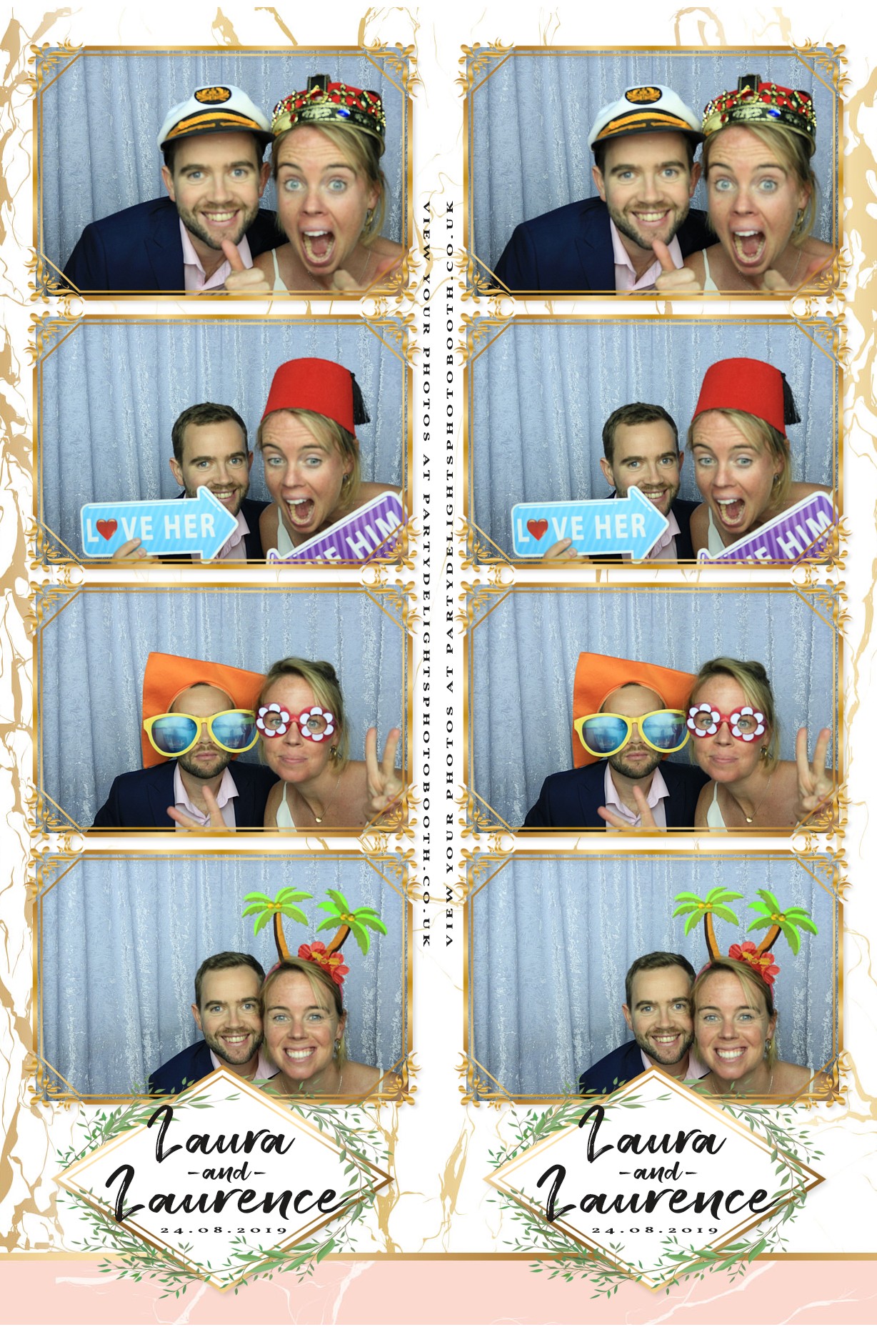 Laurence and Laura's Wedding - Prints | View more photos from the event at gallery.partydelightsphotobooth.co.uk/u/PartyDelightsPhotoBooth/Laurence-and-Lauras-Wedding-Prints