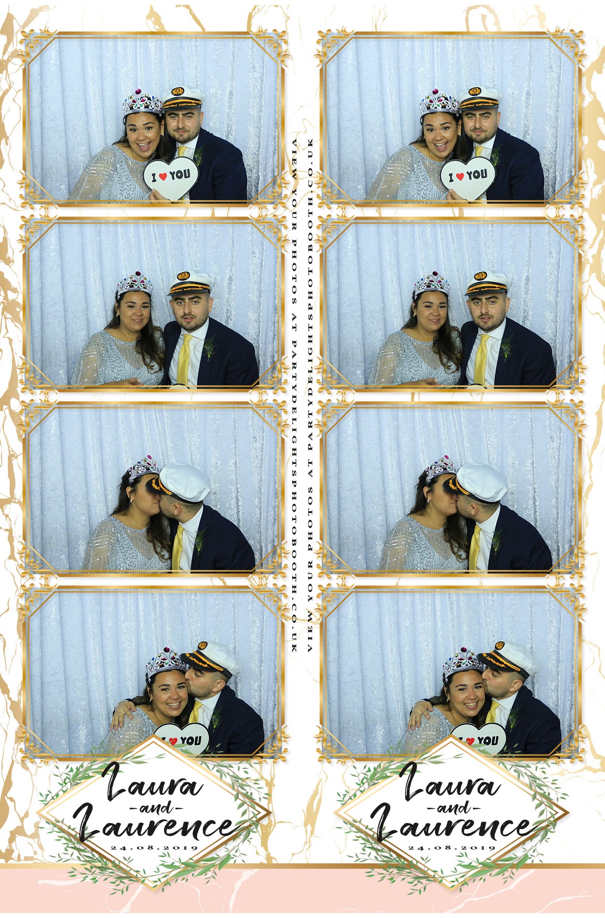 Laurence and Laura's Wedding - Prints | View more photos from the event at gallery.partydelightsphotobooth.co.uk/u/PartyDelightsPhotoBooth/Laurence-and-Lauras-Wedding-Prints