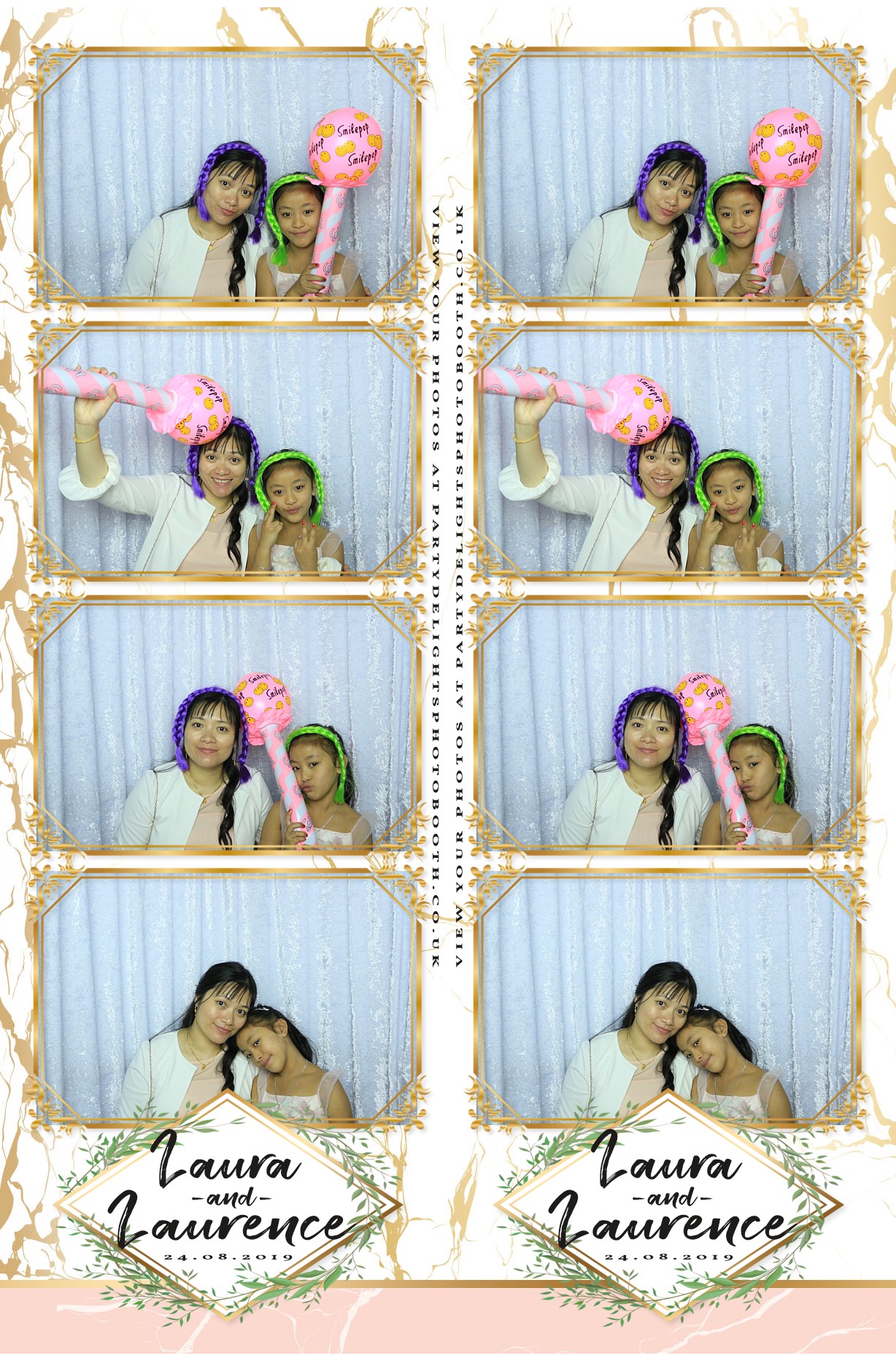 Laurence and Laura's Wedding - Prints | View more photos from the event at gallery.partydelightsphotobooth.co.uk/u/PartyDelightsPhotoBooth/Laurence-and-Lauras-Wedding-Prints