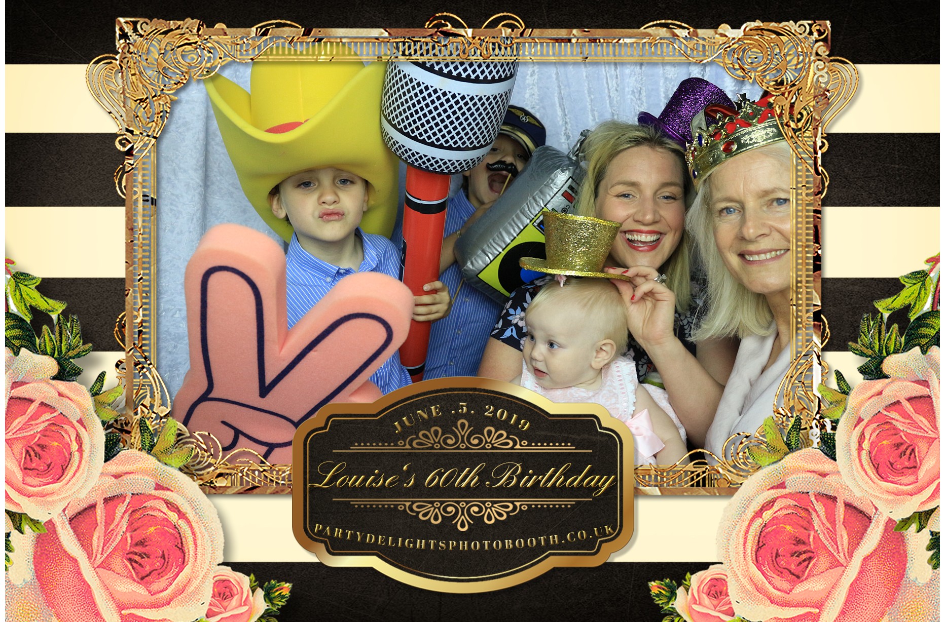 Louise's 60th Birthday Party - Prints | View more photos from the event at gallery.partydelightsphotobooth.co.uk/u/PartyDelightsPhotoBooth/Louises-60th-Birthday-Party-Prints