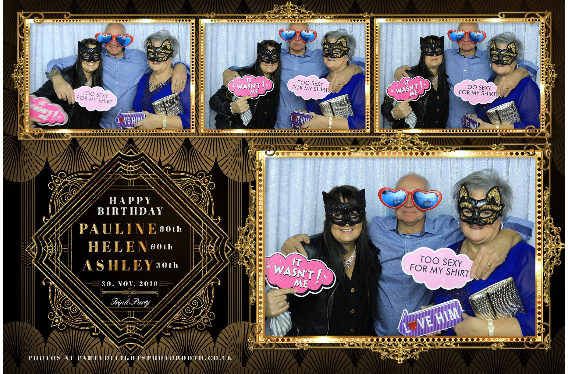 Pauline, Helen & Ashley Triple Party - Prints | View more photos from the event at gallery.partydelightsphotobooth.co.uk/u/PartyDelightsPhotoBooth/Pauline-Helen-Ashley-Triple-Party-Prints