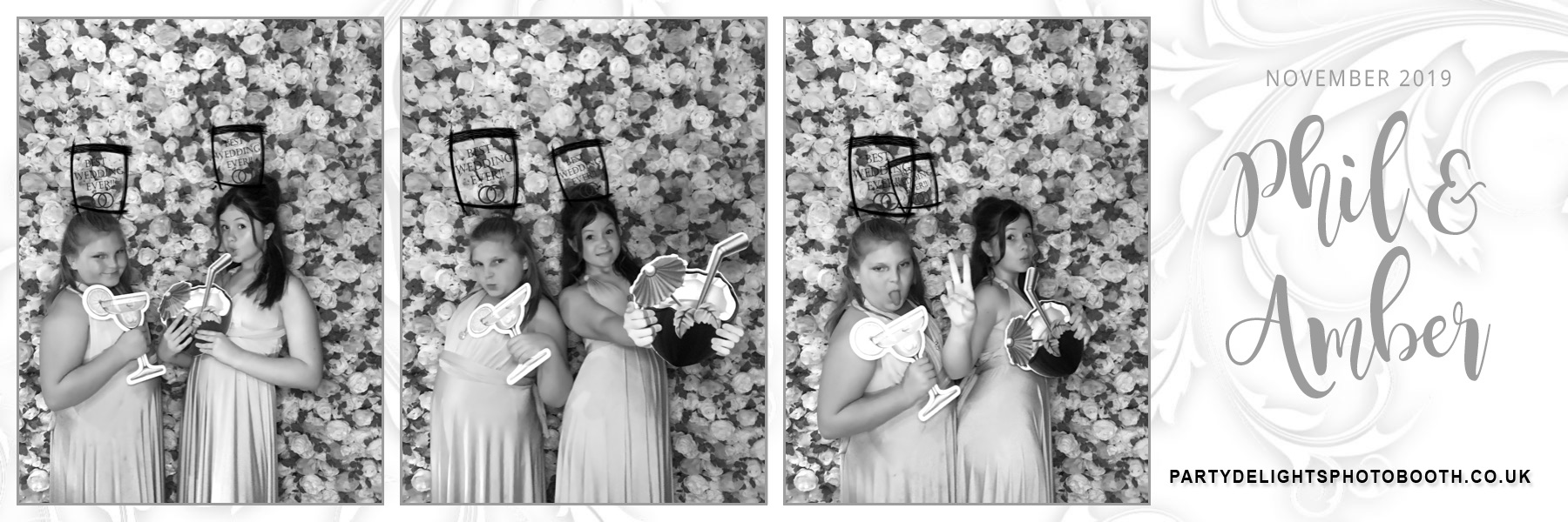 Phil & Amber's Wedding party - Prints & Boomerangs | View more photos from the event at gallery.partydelightsphotobooth.co.uk/u/PartyDelightsPhotoBooth/Phil-Ambers-Wedding-party-Prints-Boomerangs