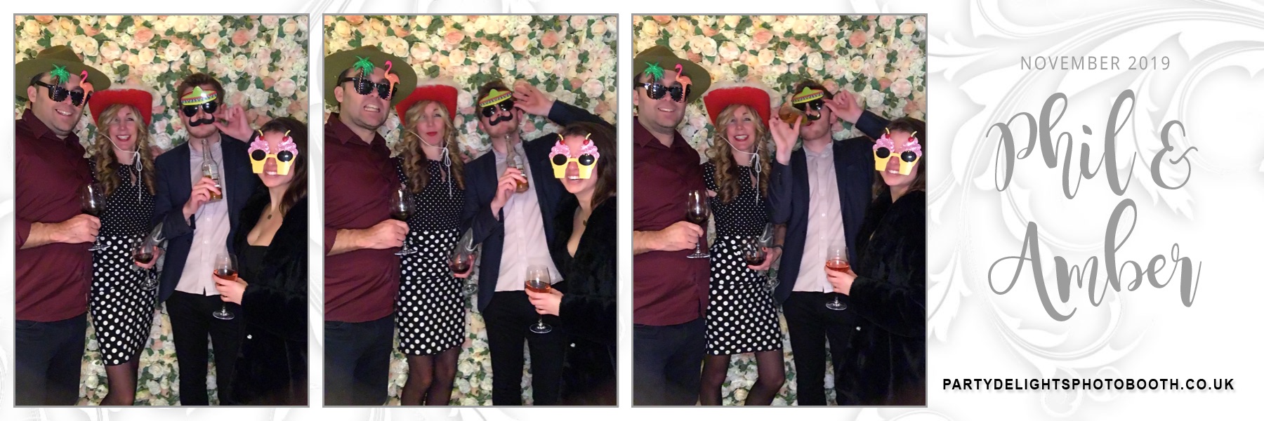 Phil & Amber's Wedding party - Prints & Boomerangs | View more photos from the event at gallery.partydelightsphotobooth.co.uk/u/PartyDelightsPhotoBooth/Phil-Ambers-Wedding-party-Prints-Boomerangs