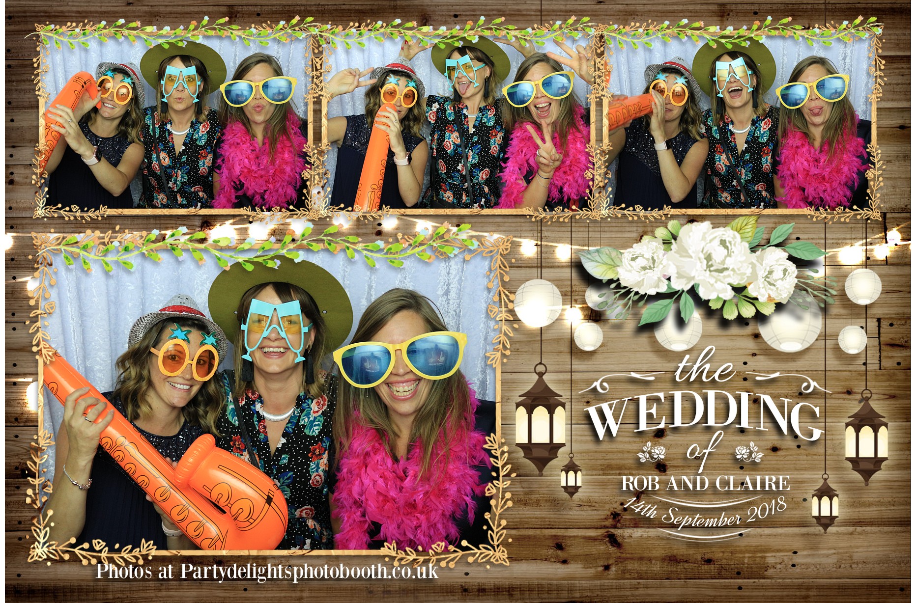 Rob & Claire's Wedding - Prints | View more photos from the event at gallery.partydelightsphotobooth.co.uk/u/PartyDelightsPhotoBooth/Rob-Claires-Wedding-Prints