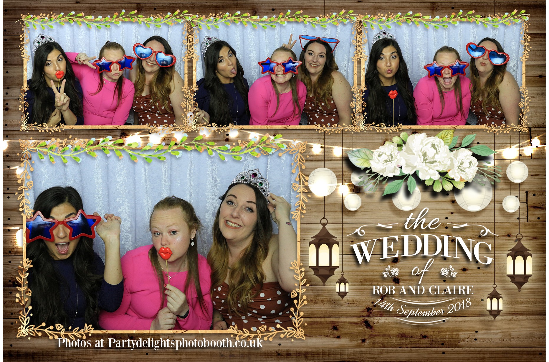 Rob & Claire's Wedding - Prints | View more photos from the event at gallery.partydelightsphotobooth.co.uk/u/PartyDelightsPhotoBooth/Rob-Claires-Wedding-Prints